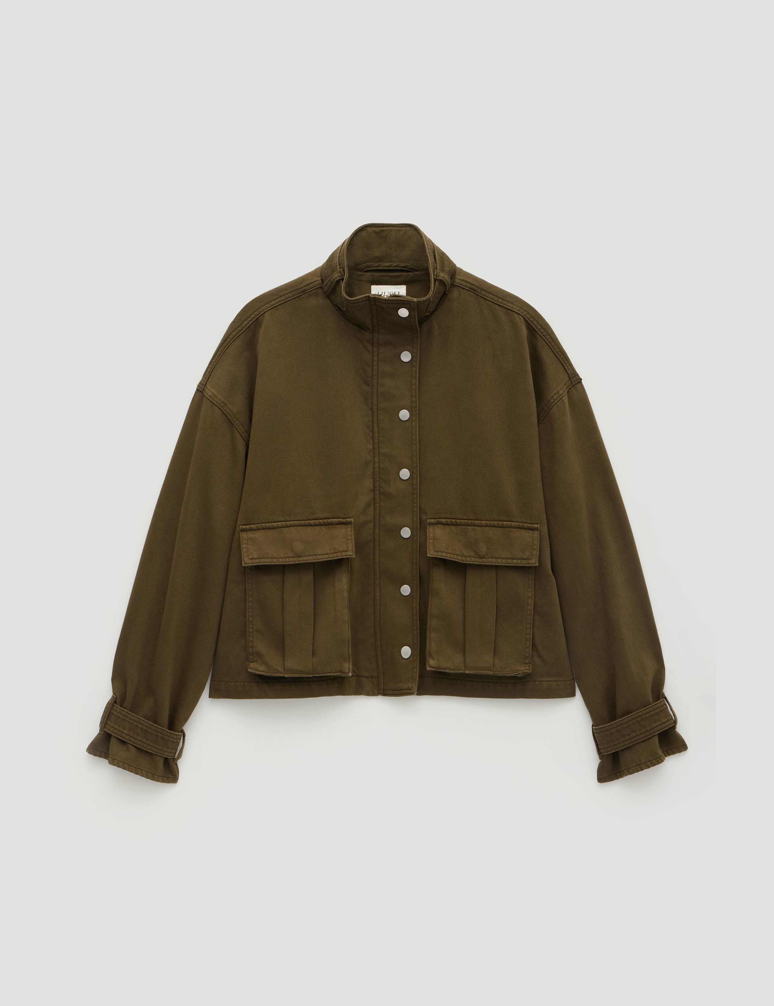 Pure Cotton Twill Relaxed Utility Jacket 2 of 5
