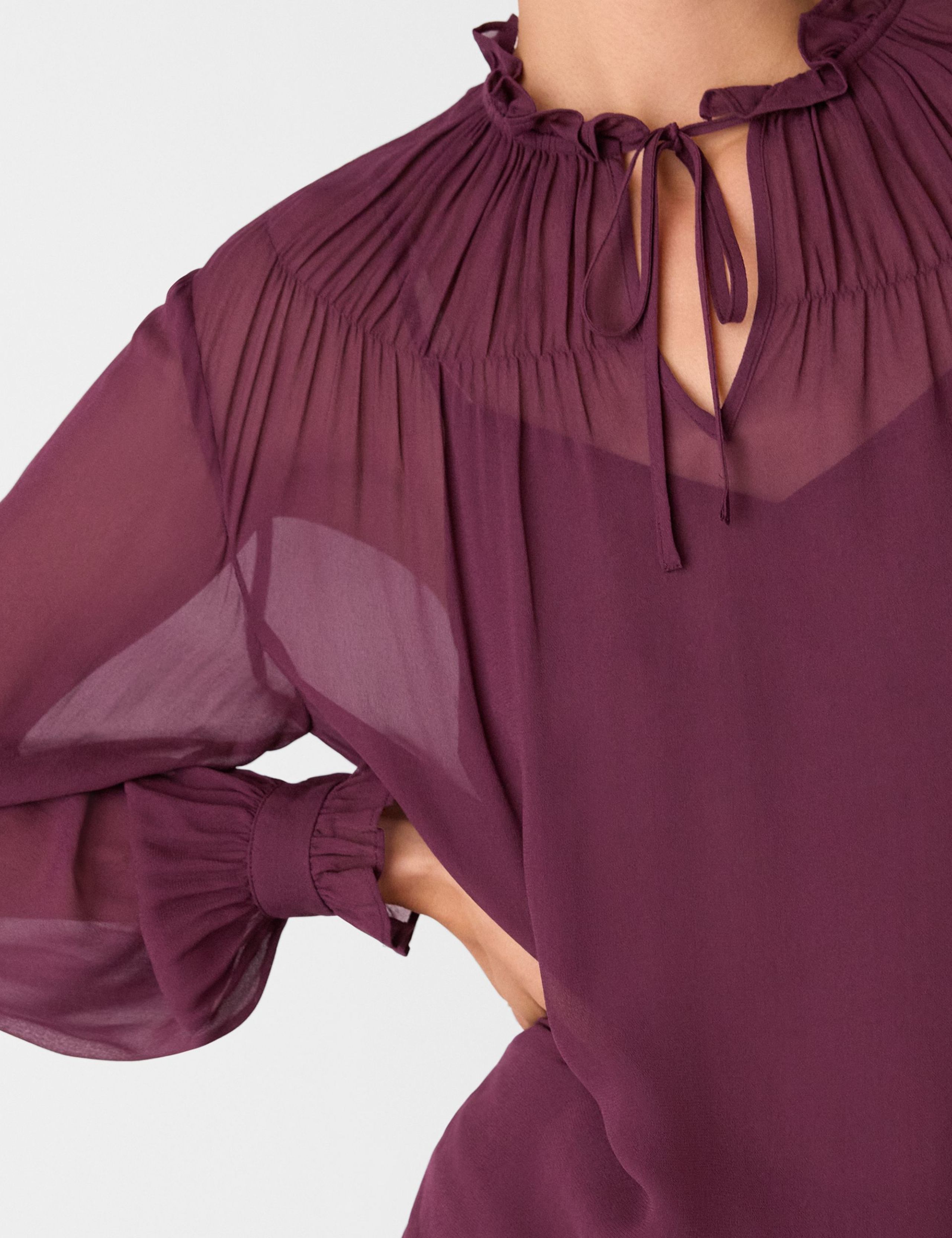Tie Neck Blouse 4 of 4