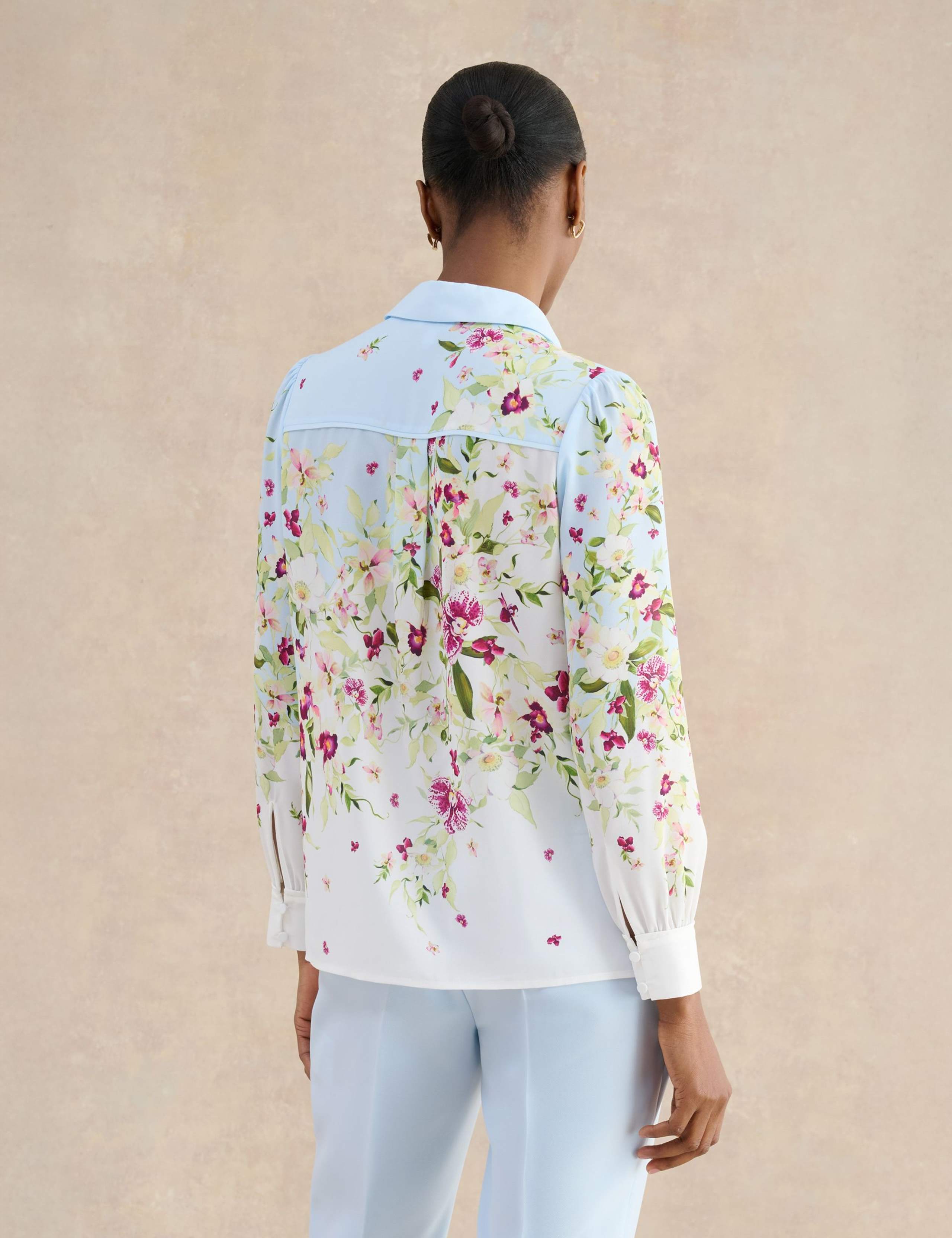 Floral Collared Button Through Shirt 4 of 5