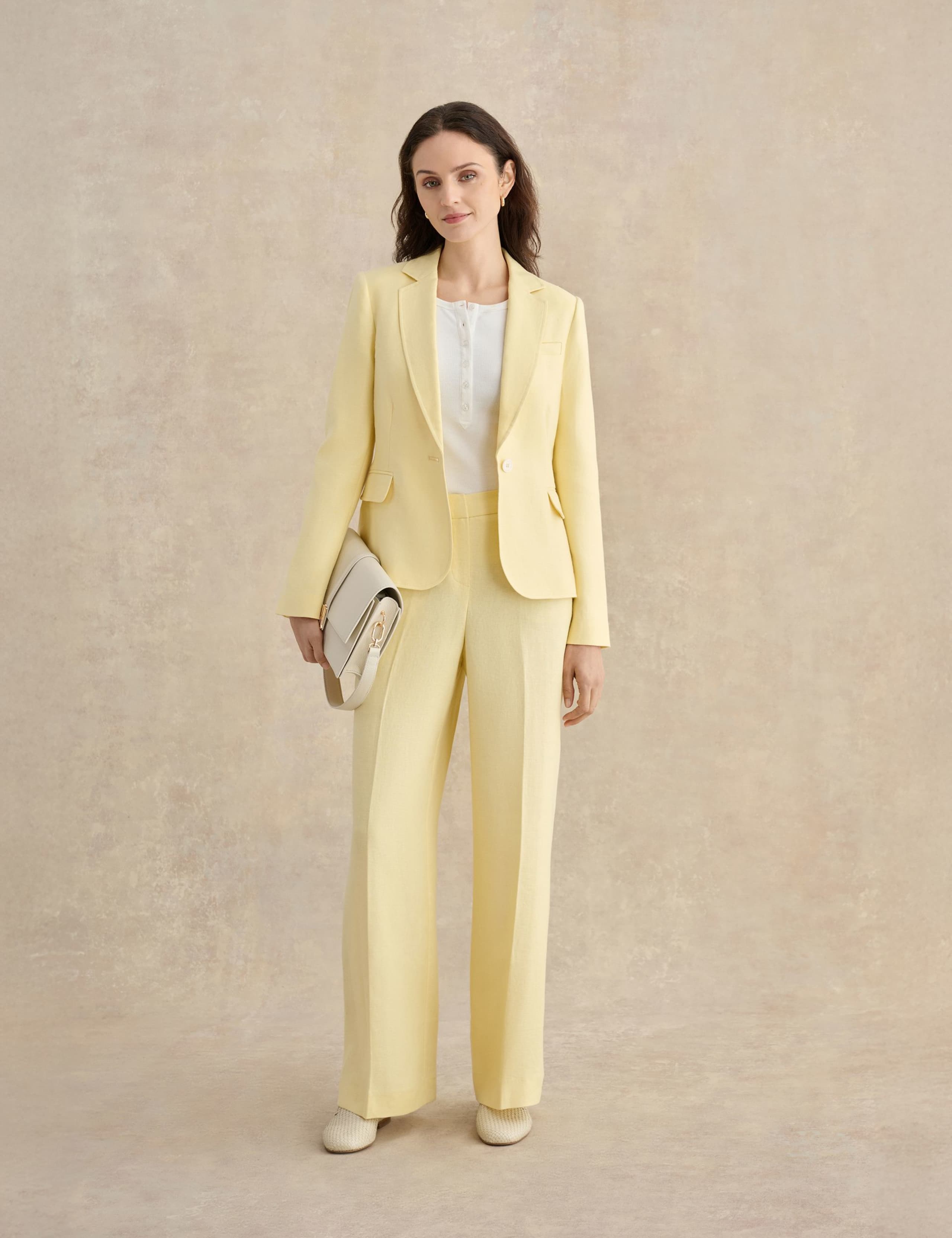 Pure Linen Tailored Jacket 4 of 5