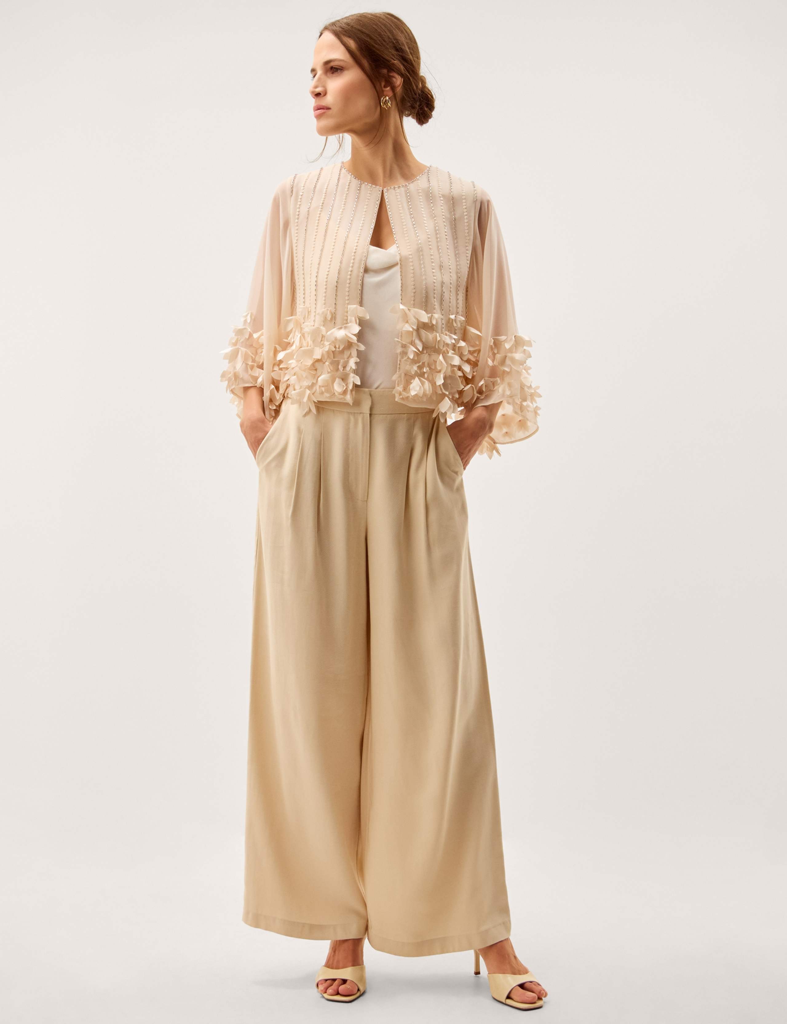 Embellished Collarless Jacket 4 of 6