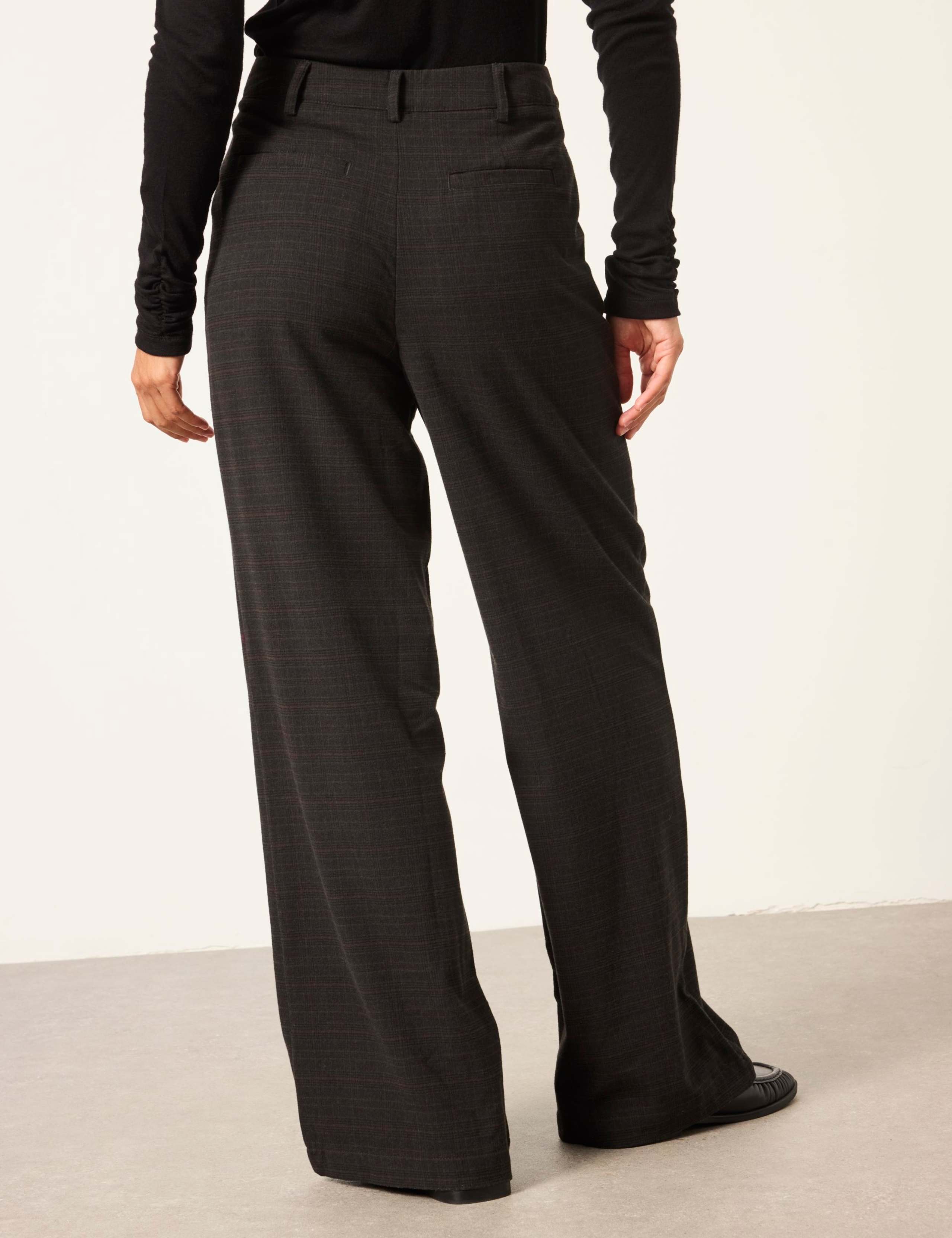 Checked Straight Leg Trousers 4 of 6