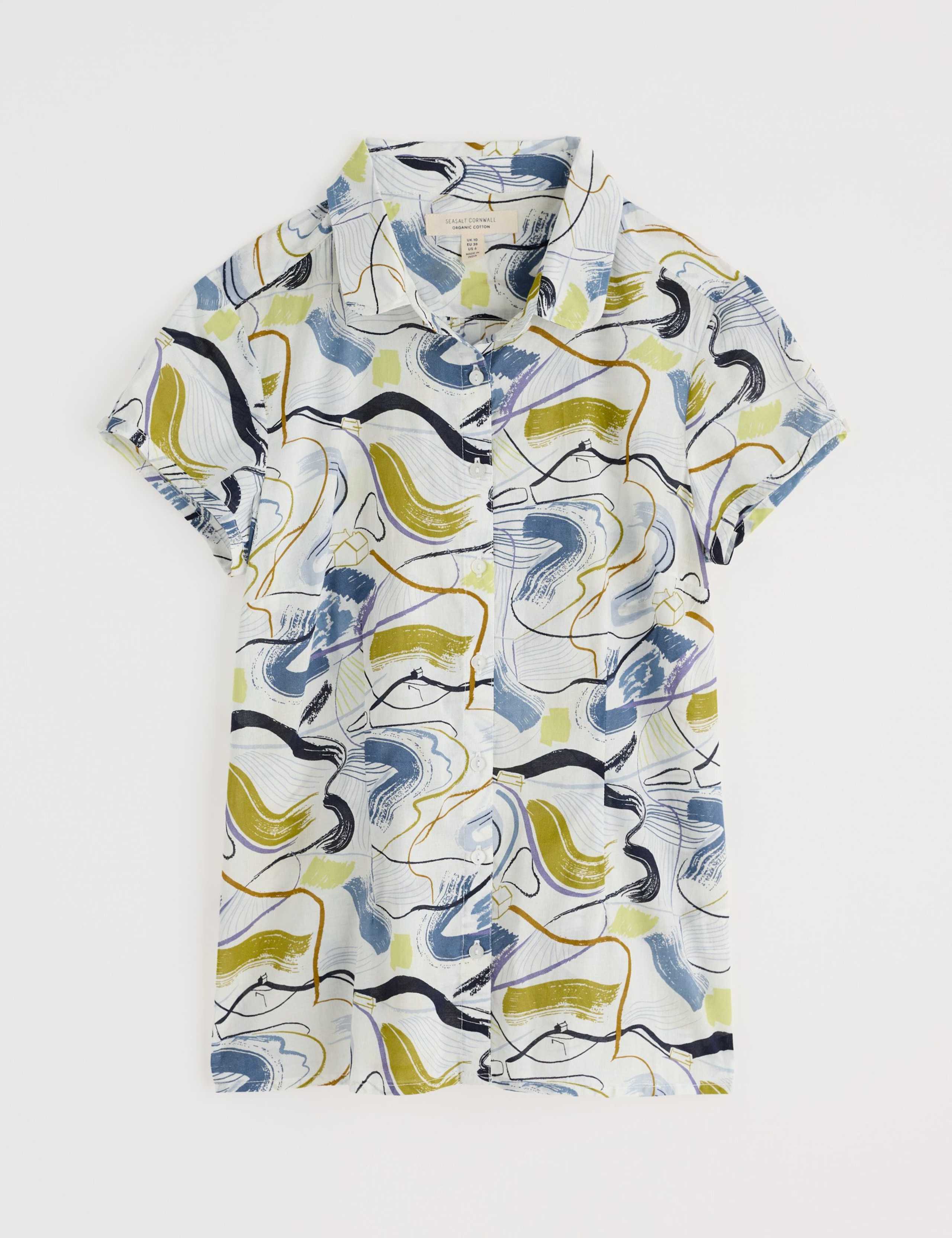 Pure Cotton Geometric Shirt 2 of 4