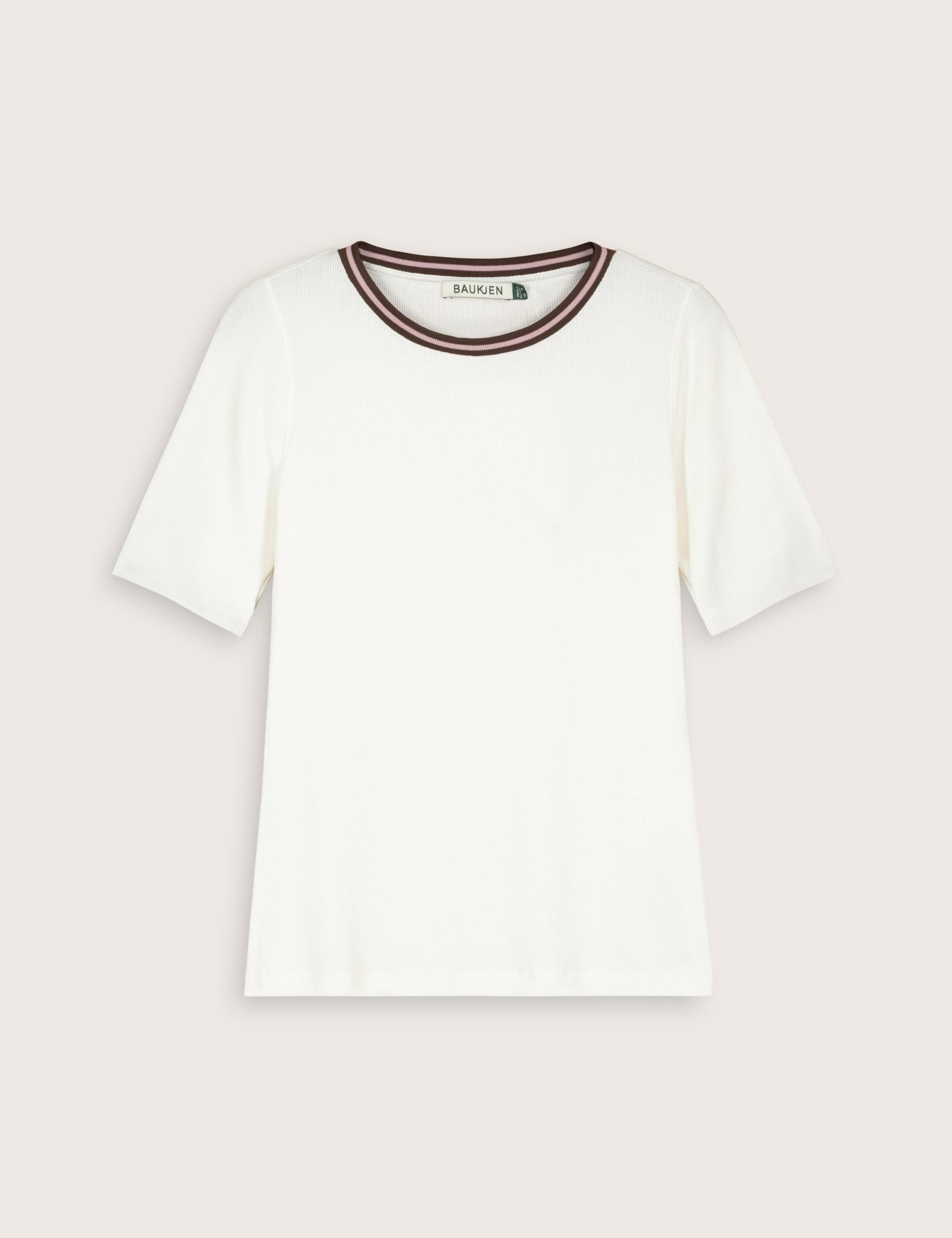 Pure Cotton Ribbed T-Shirt 2 of 4