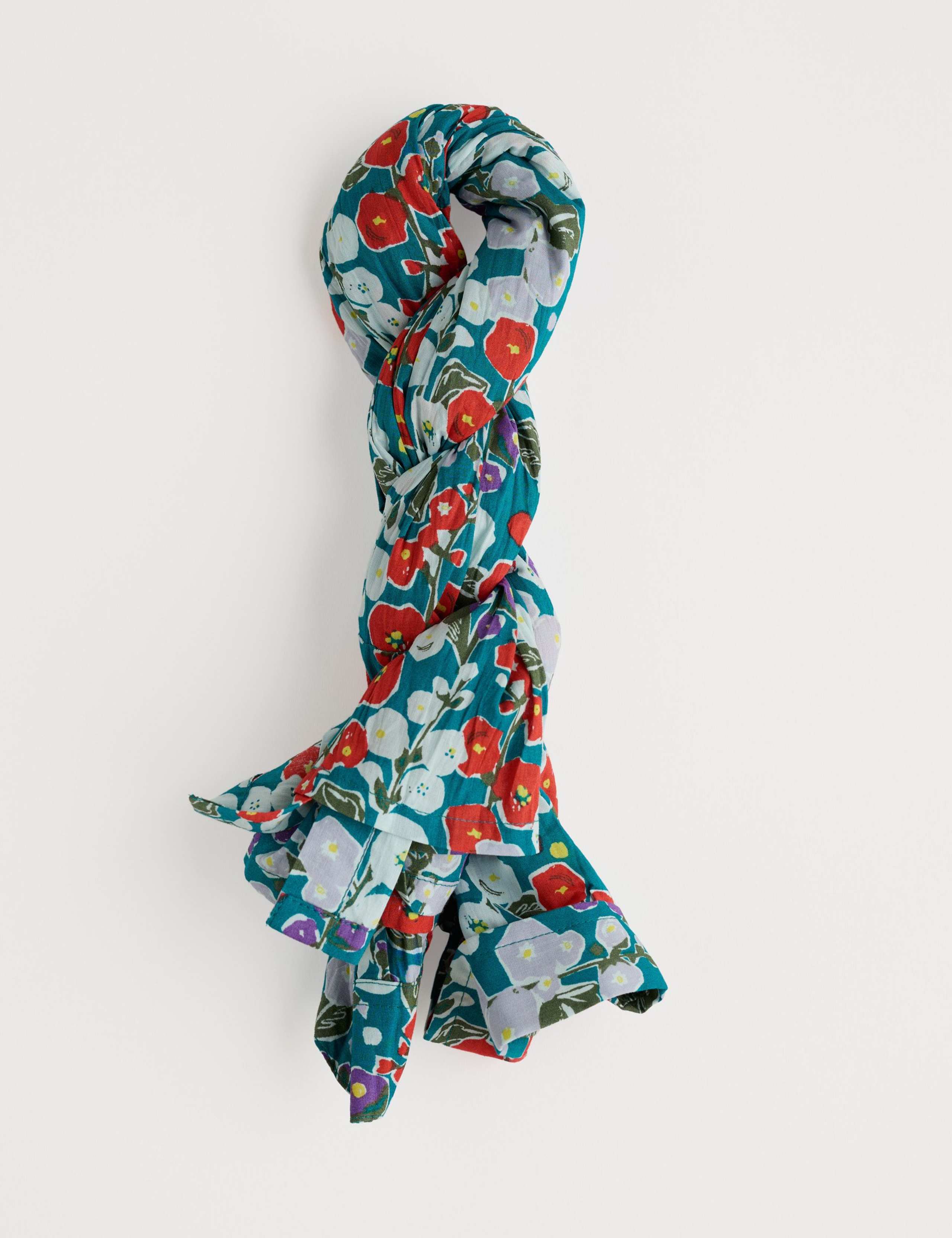 Pure Cotton Floral Collared Shirt 5 of 5