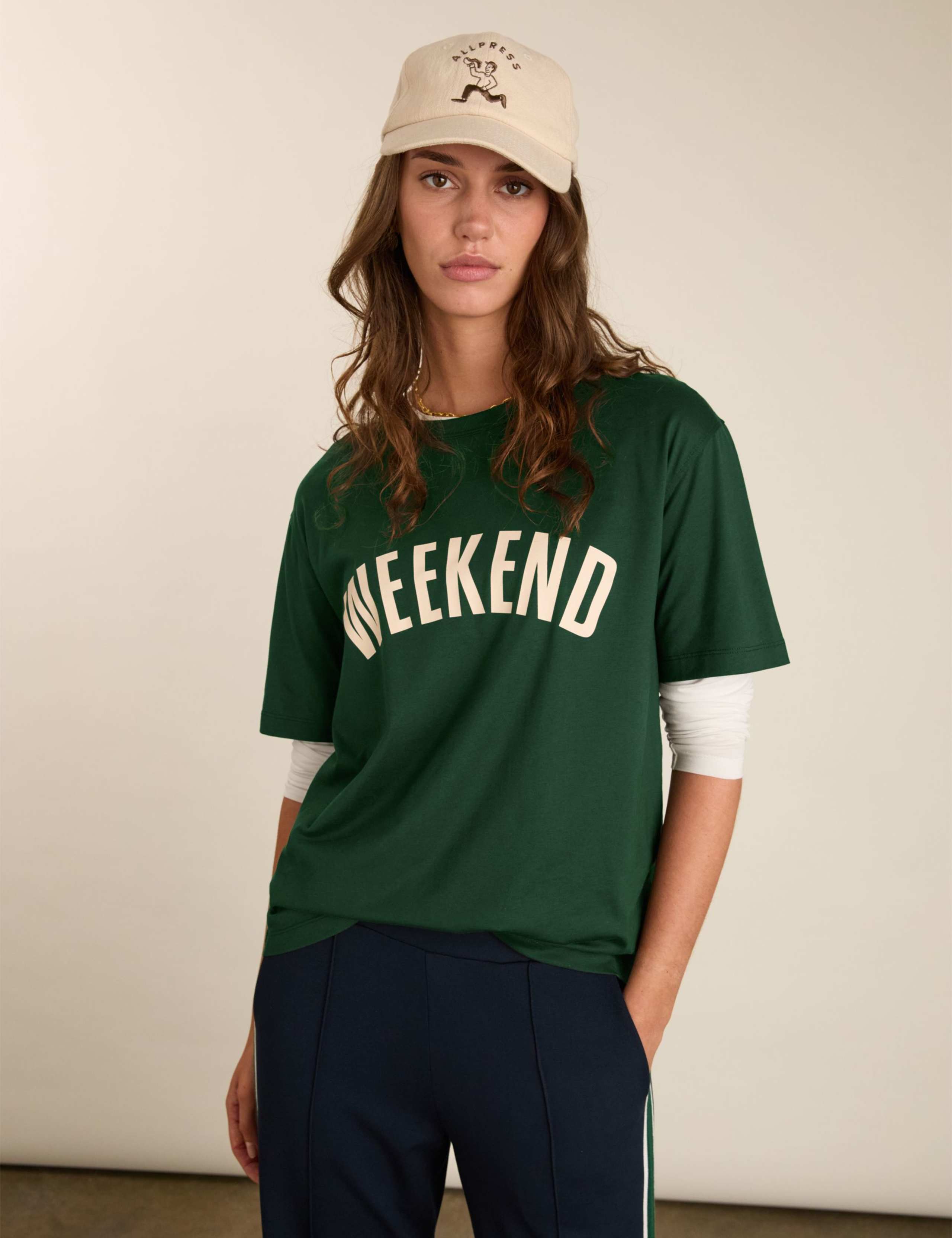 Pure Cotton Weekend Slogan T-Shirt 5 of 5