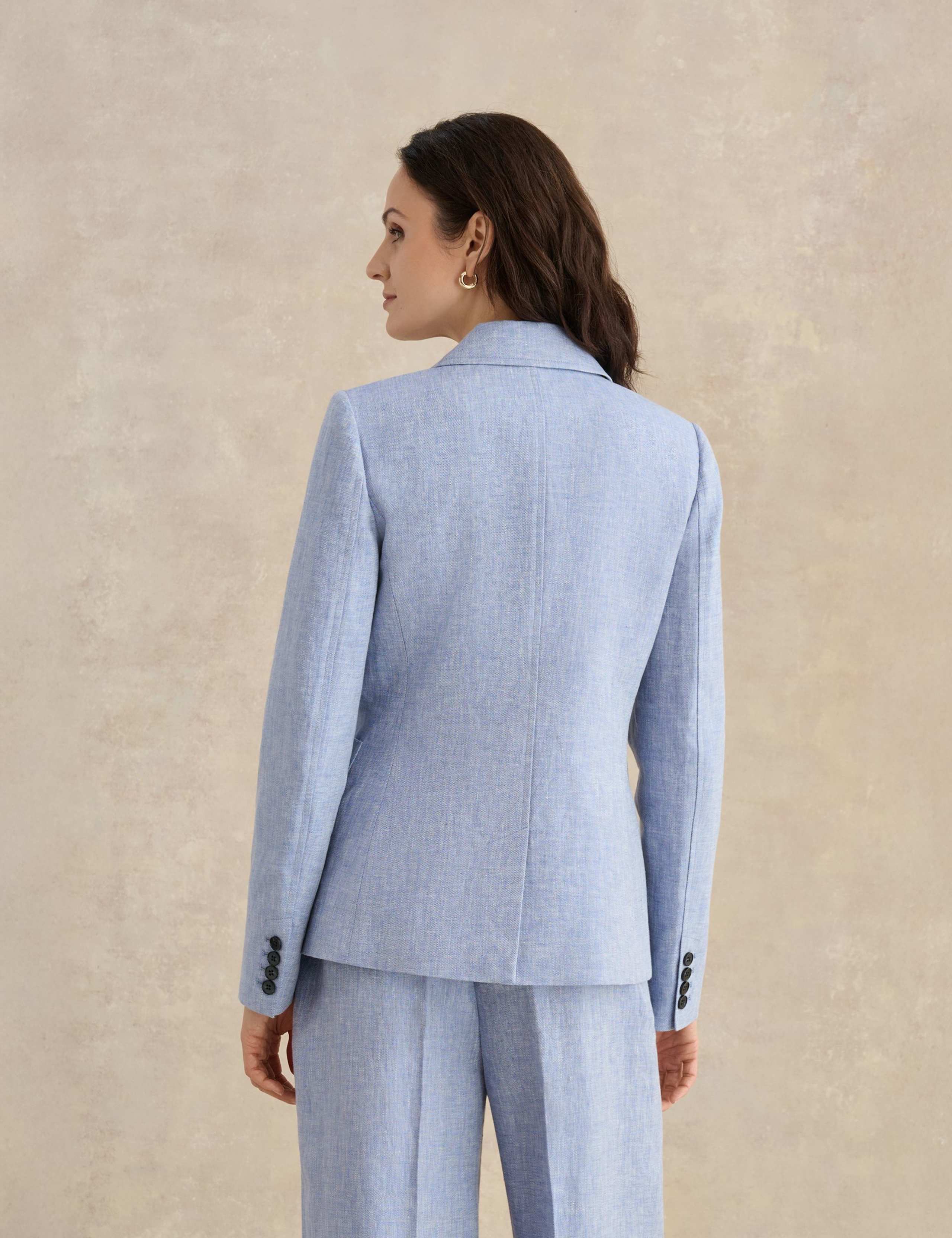 Pure Linen Collared Jacket 3 of 5