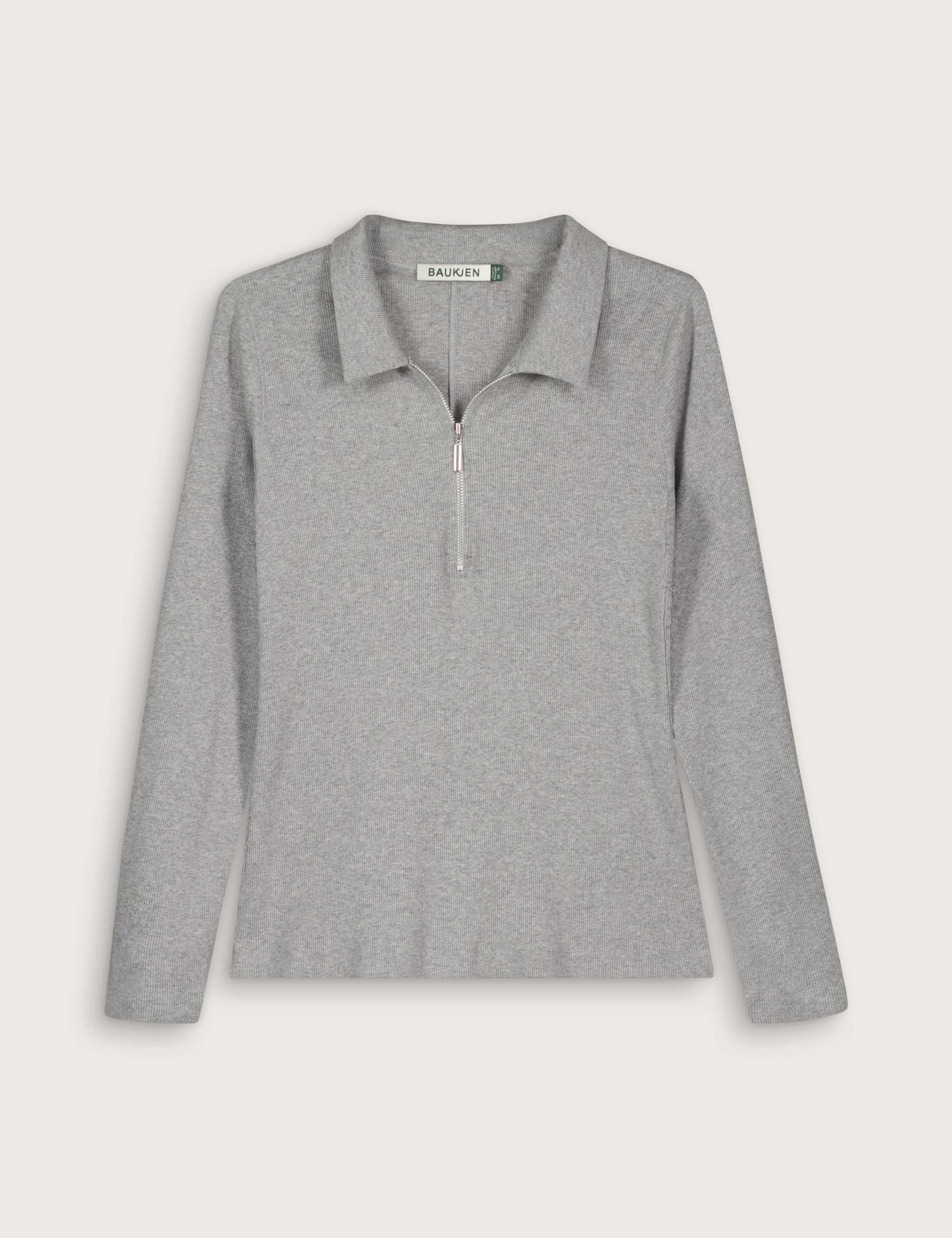 Pure Cotton Collared Half-Zip Top 2 of 5