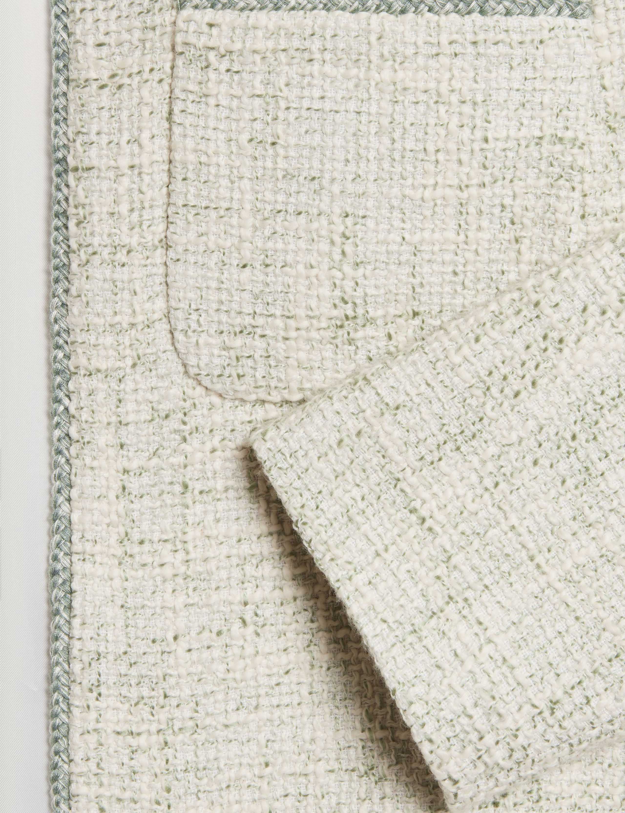 Cotton Rich Textured Cropped Jacket 6 of 6