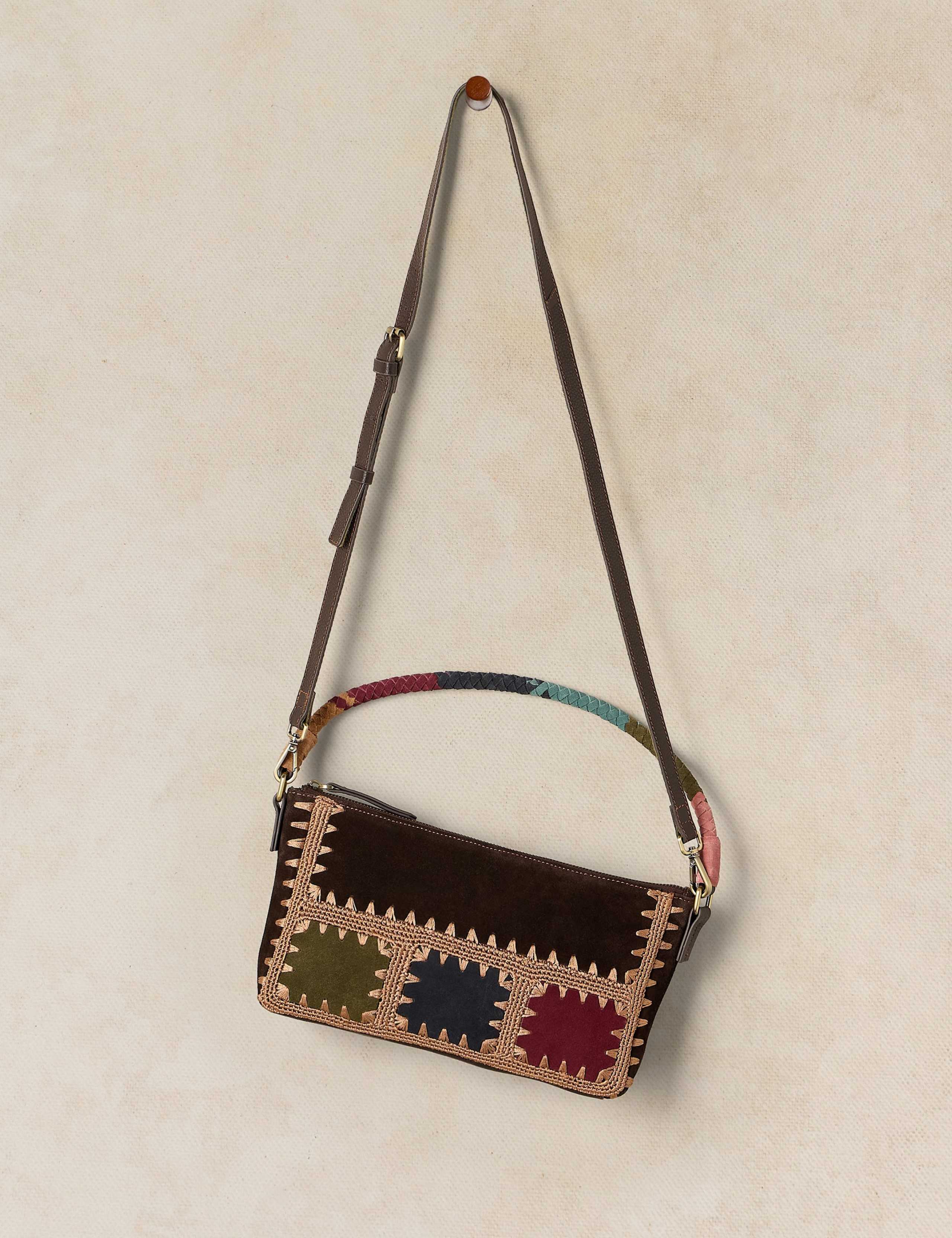 Clasp Fastening Leather Cross Body Bag 3 of 4