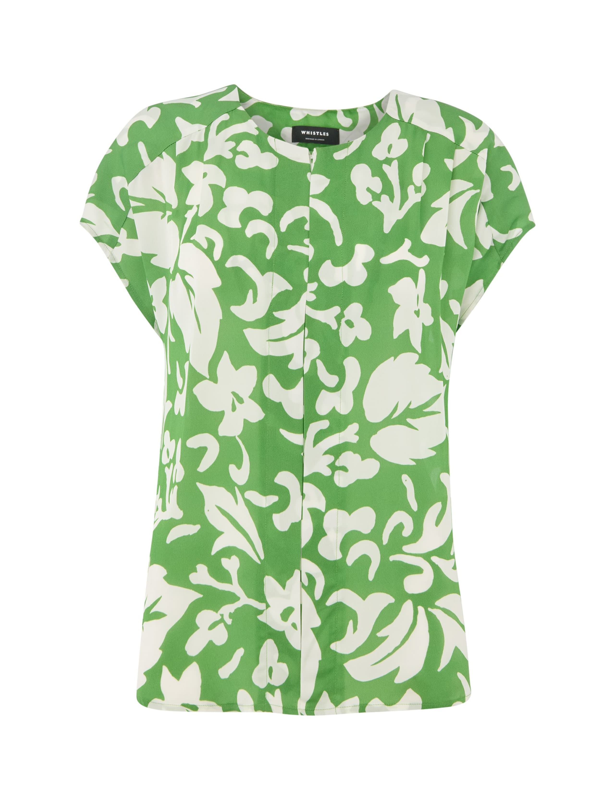 Floral Round Neck Button Through Blouse 2 of 4