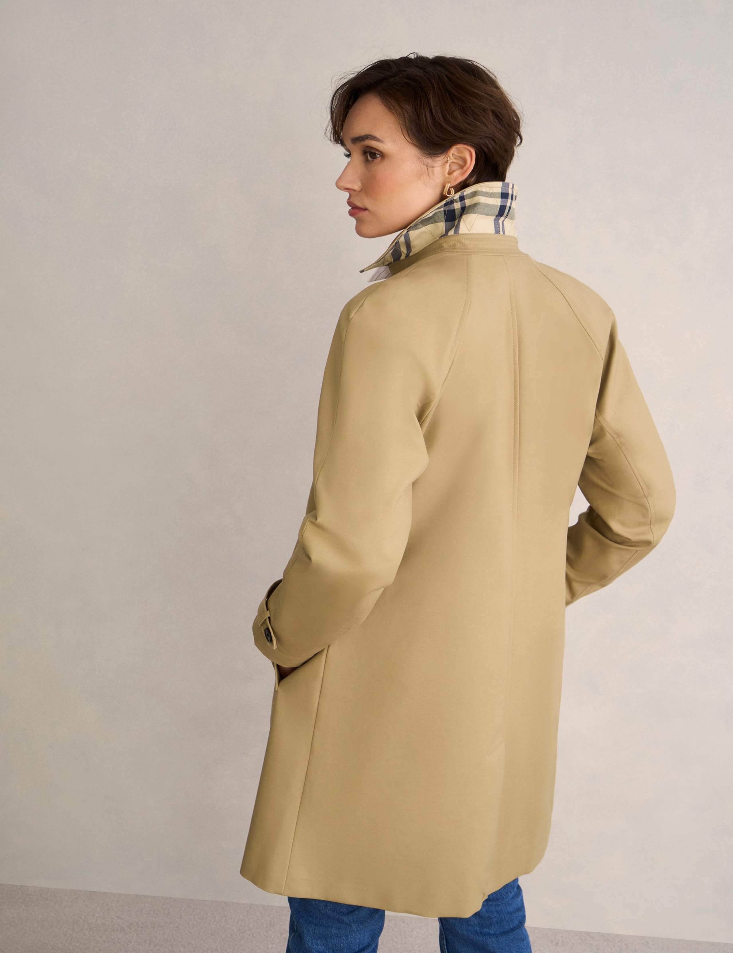 Cotton Rich Collared Trench Coat 3 of 7