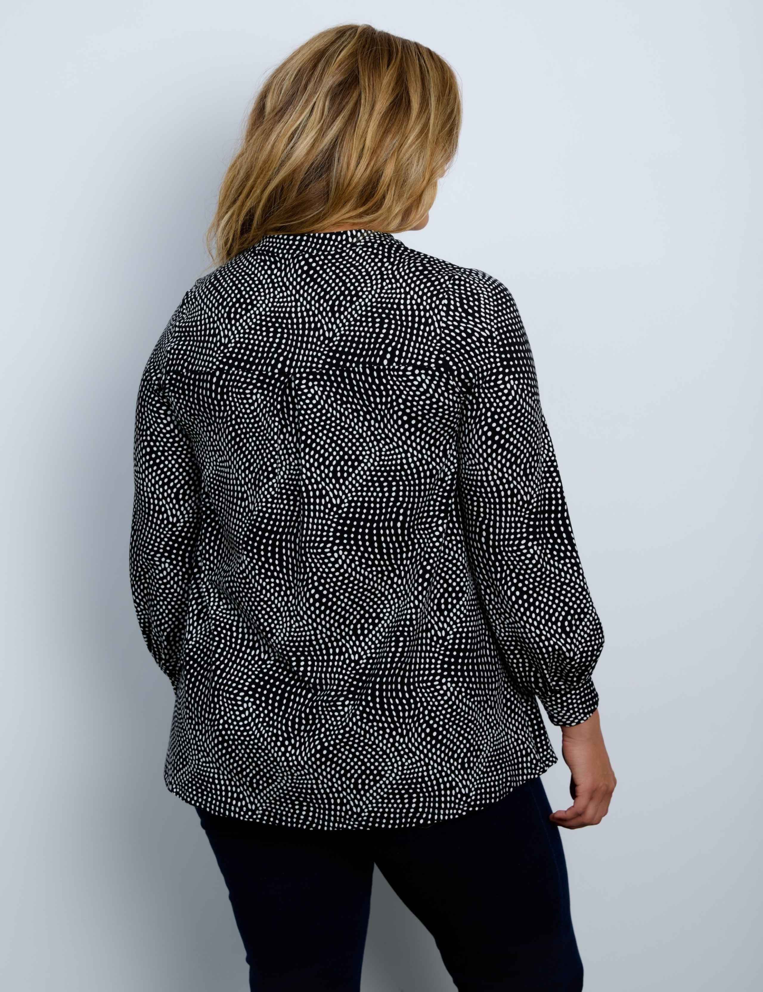 Abstract Spot Print Nehru Tunic 2 of 4
