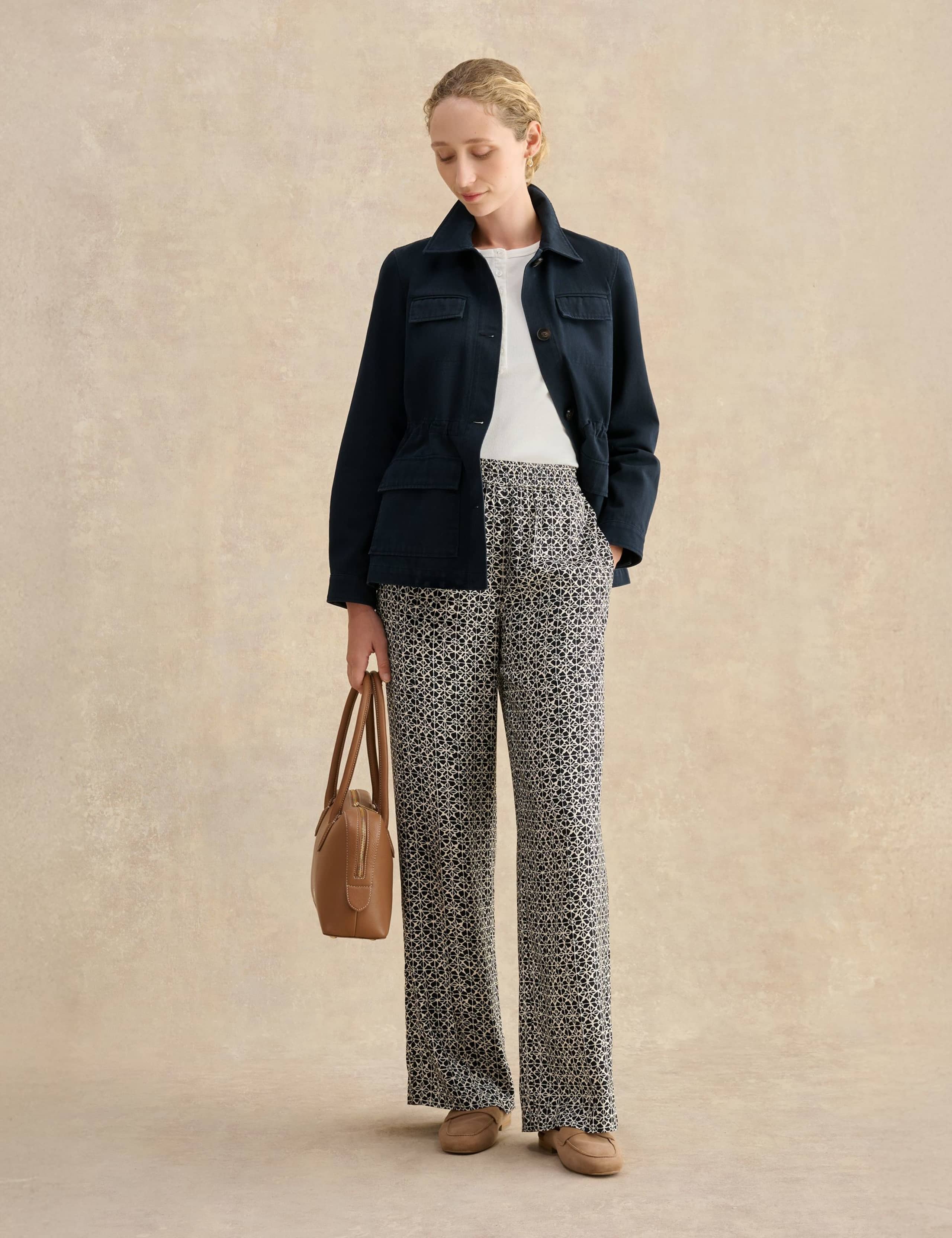 Pure Cotton Collared Utility Jacket 3 of 5