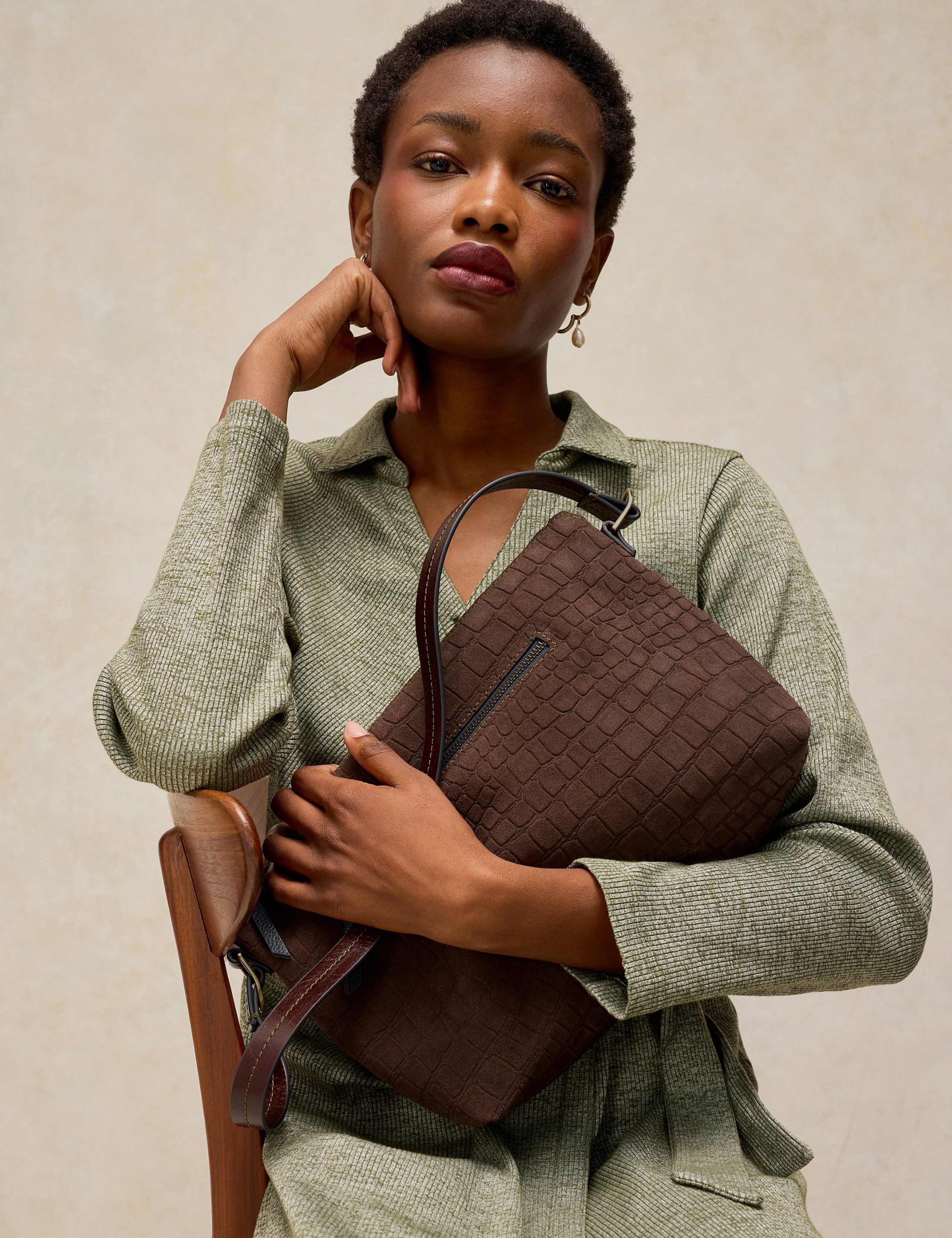 Leather Cross Body Bag 4 of 5