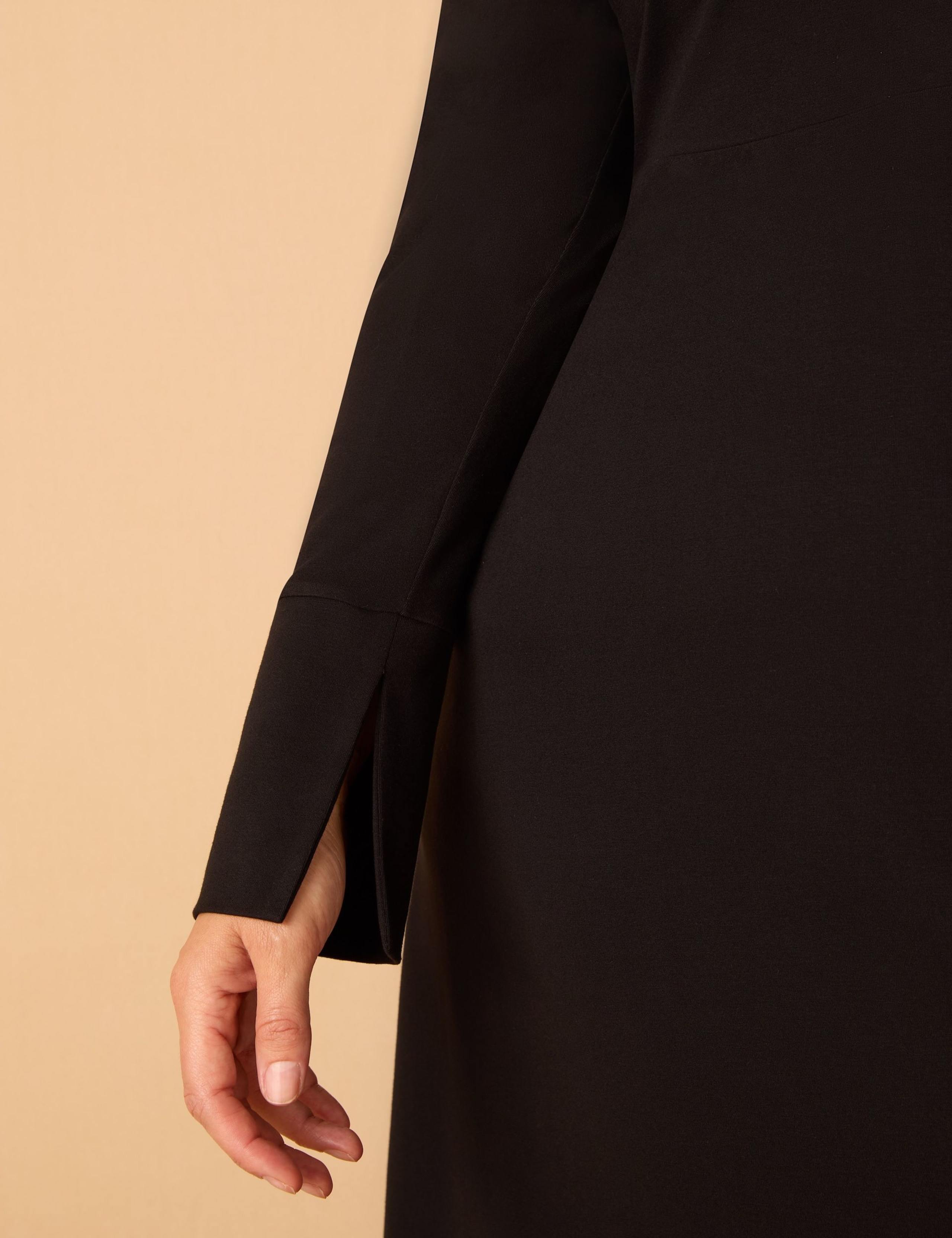 Jersey Polo Collar Midi Tea Dress 3 of 5