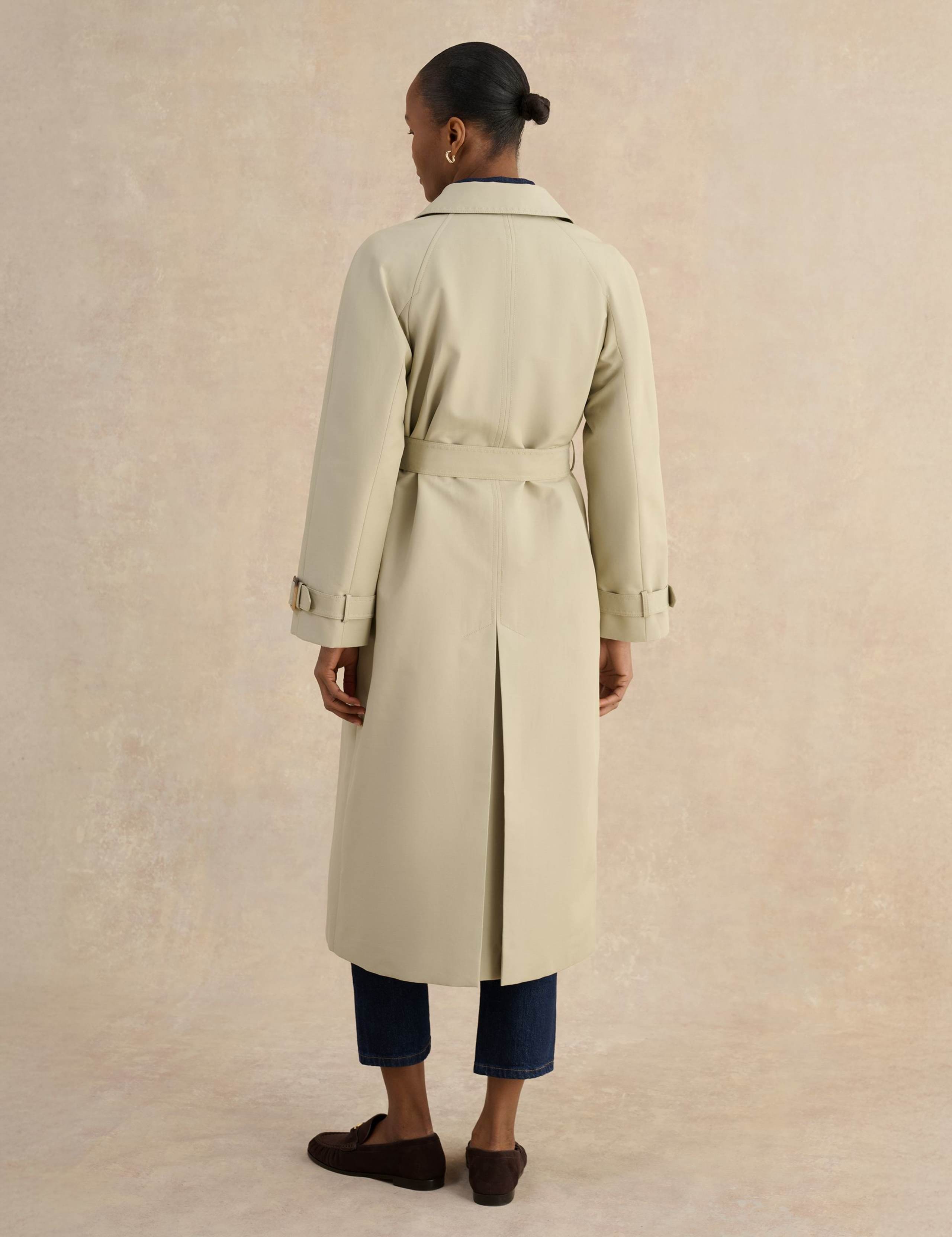 Cotton Rich Double Breasted Trench Coat 3 of 5
