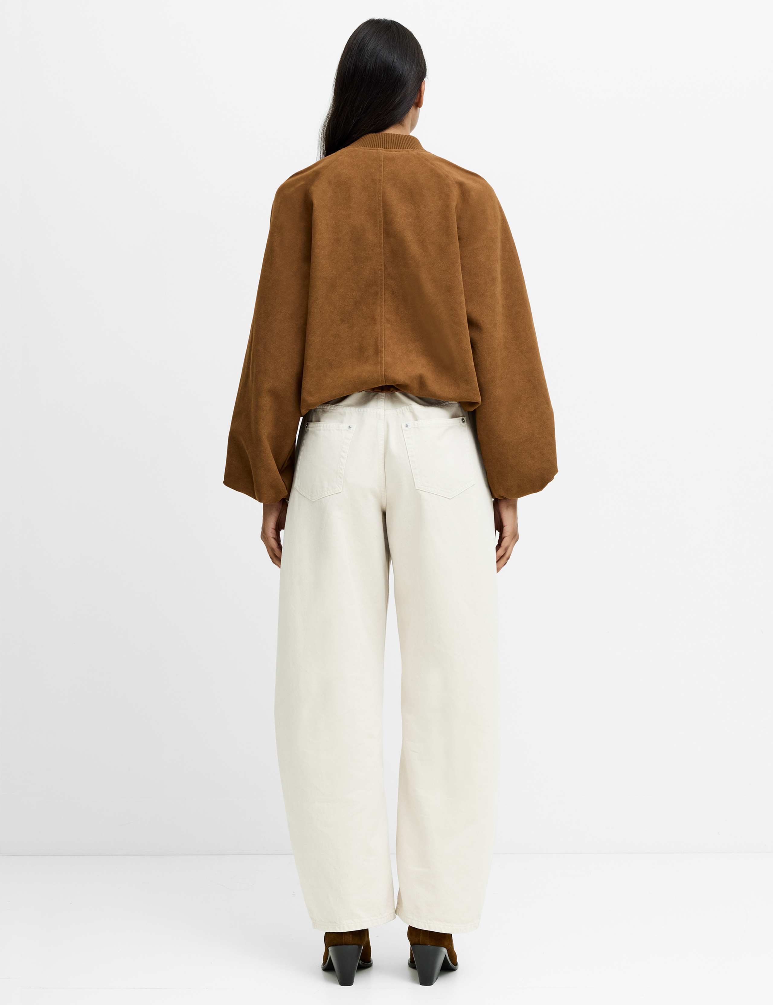 Suedette Bomber Jacket 7 of 7