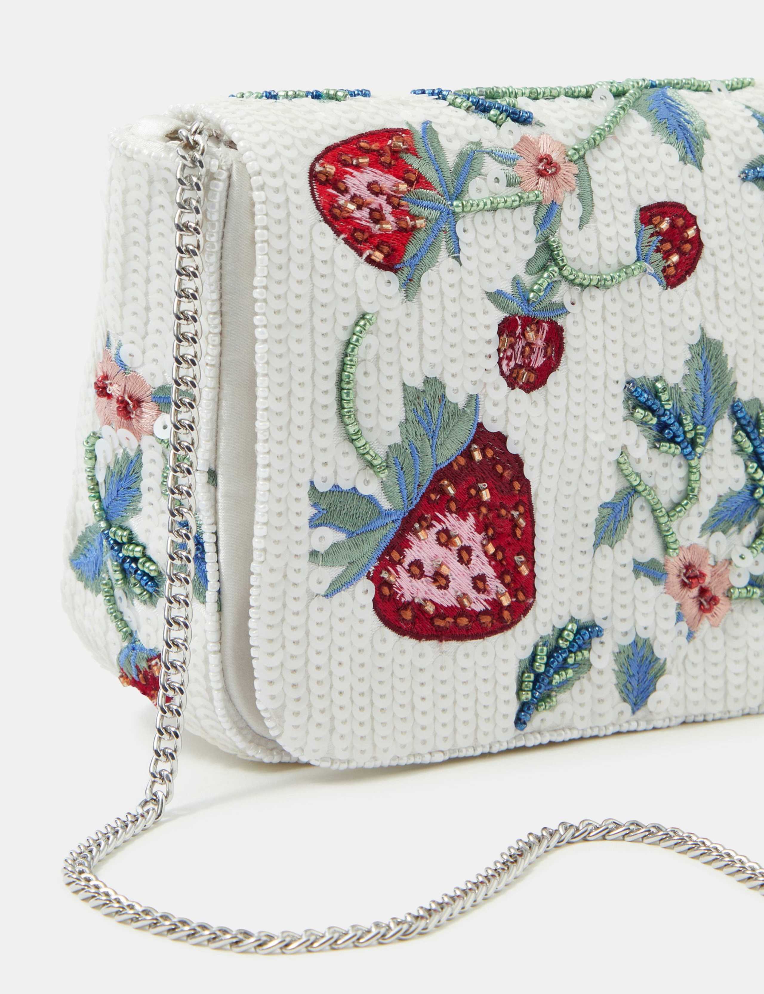 Strawberry Sequin Clutch Bag 5 of 5