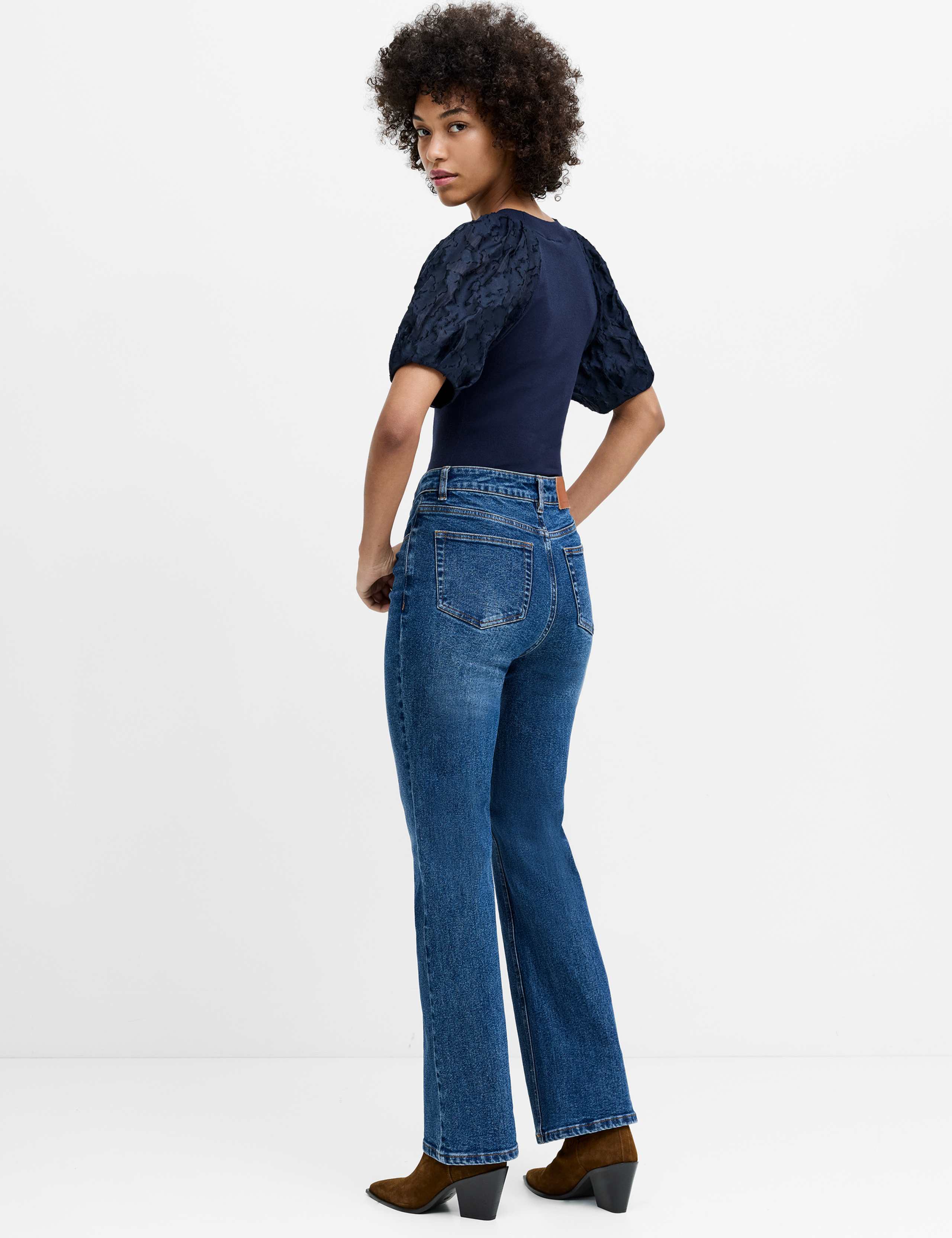 Mid Rise Bootcut Jeans 5 of 6