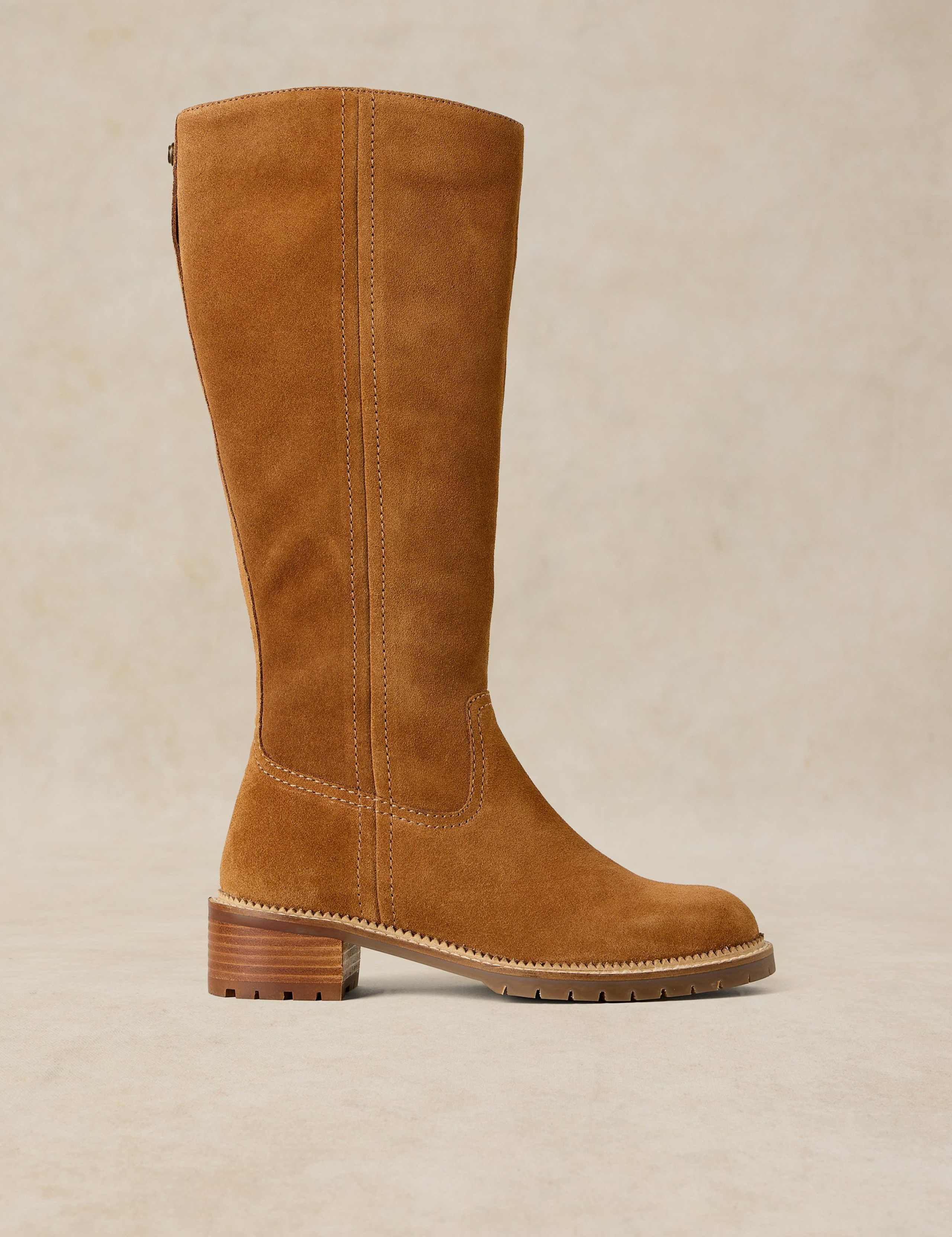 Wide Fit Suede Chelsea Boots 1 of 4