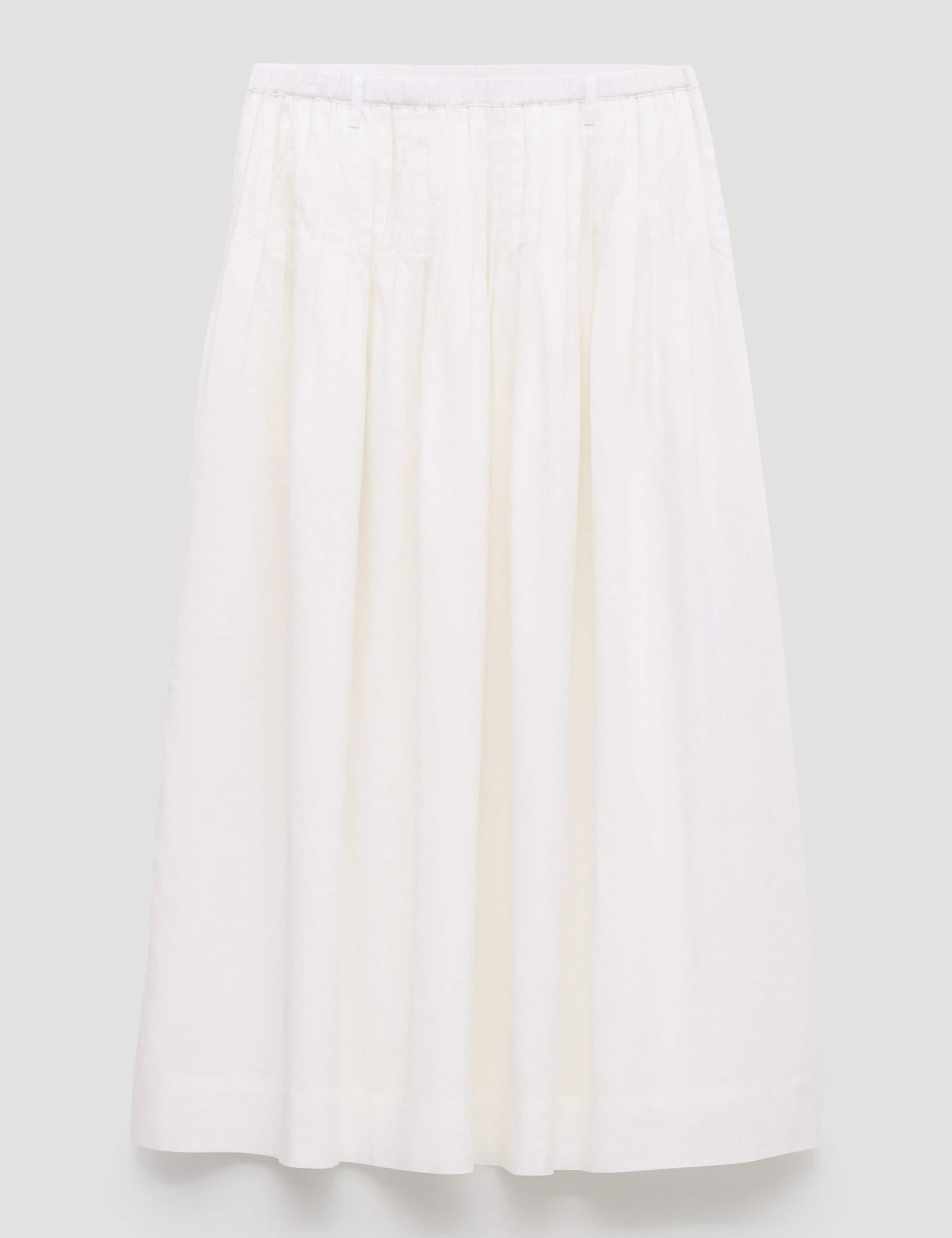 Pure Cotton Midi A-Line Skirt 2 of 5