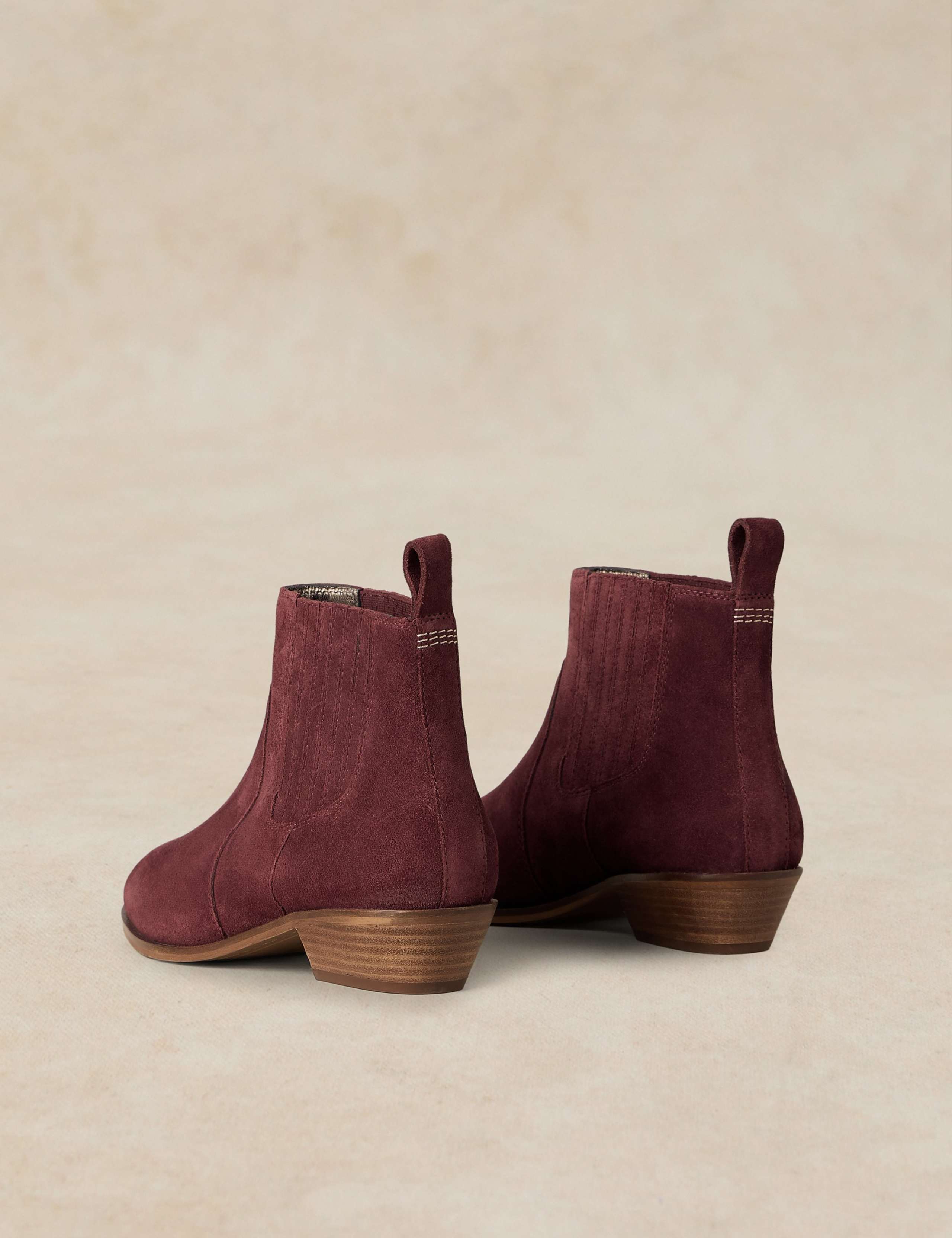 Mid Heel Suede Chelsea Boot 3 of 4