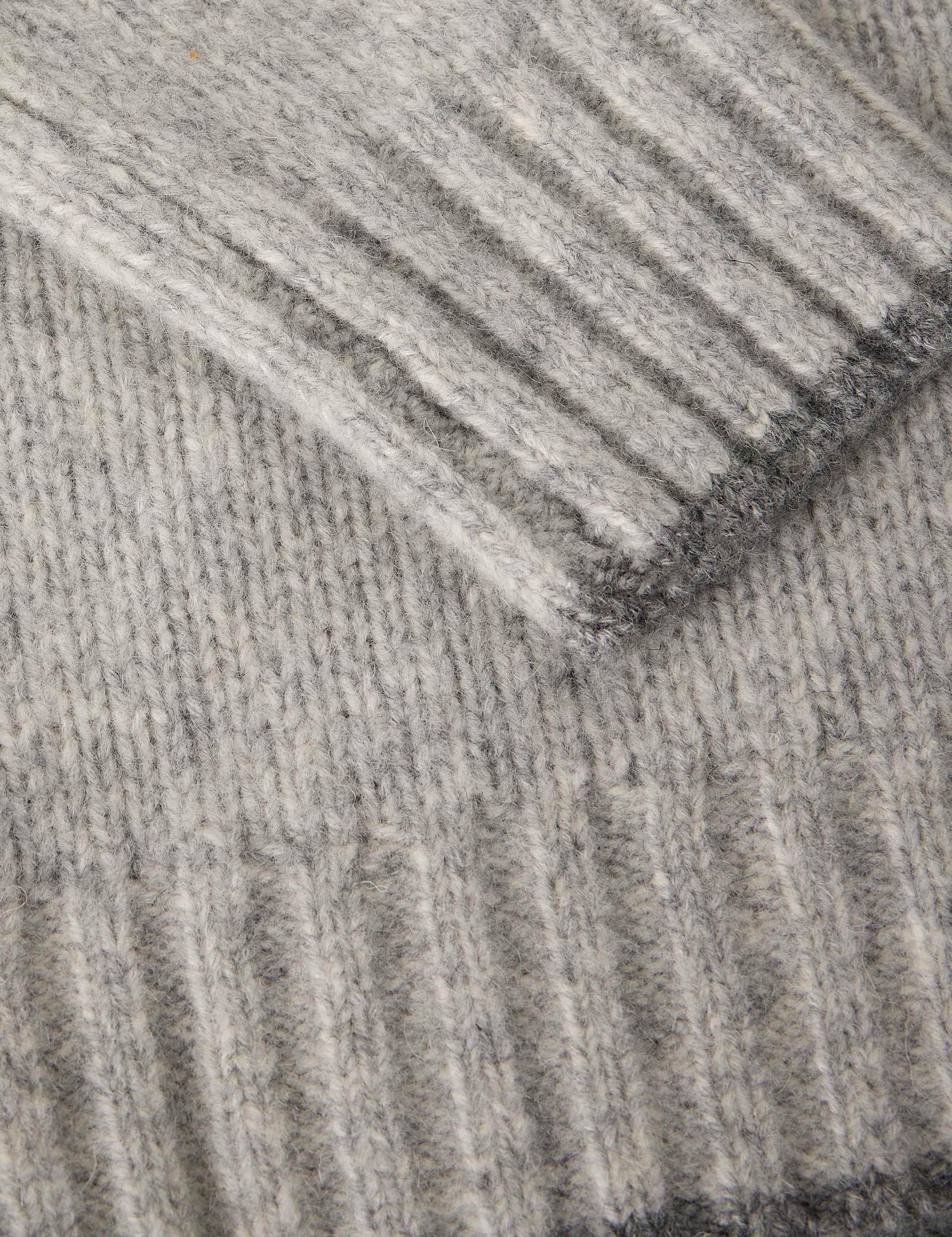 Long Sleeve V Neck Cardigan With Wool 6 of 6