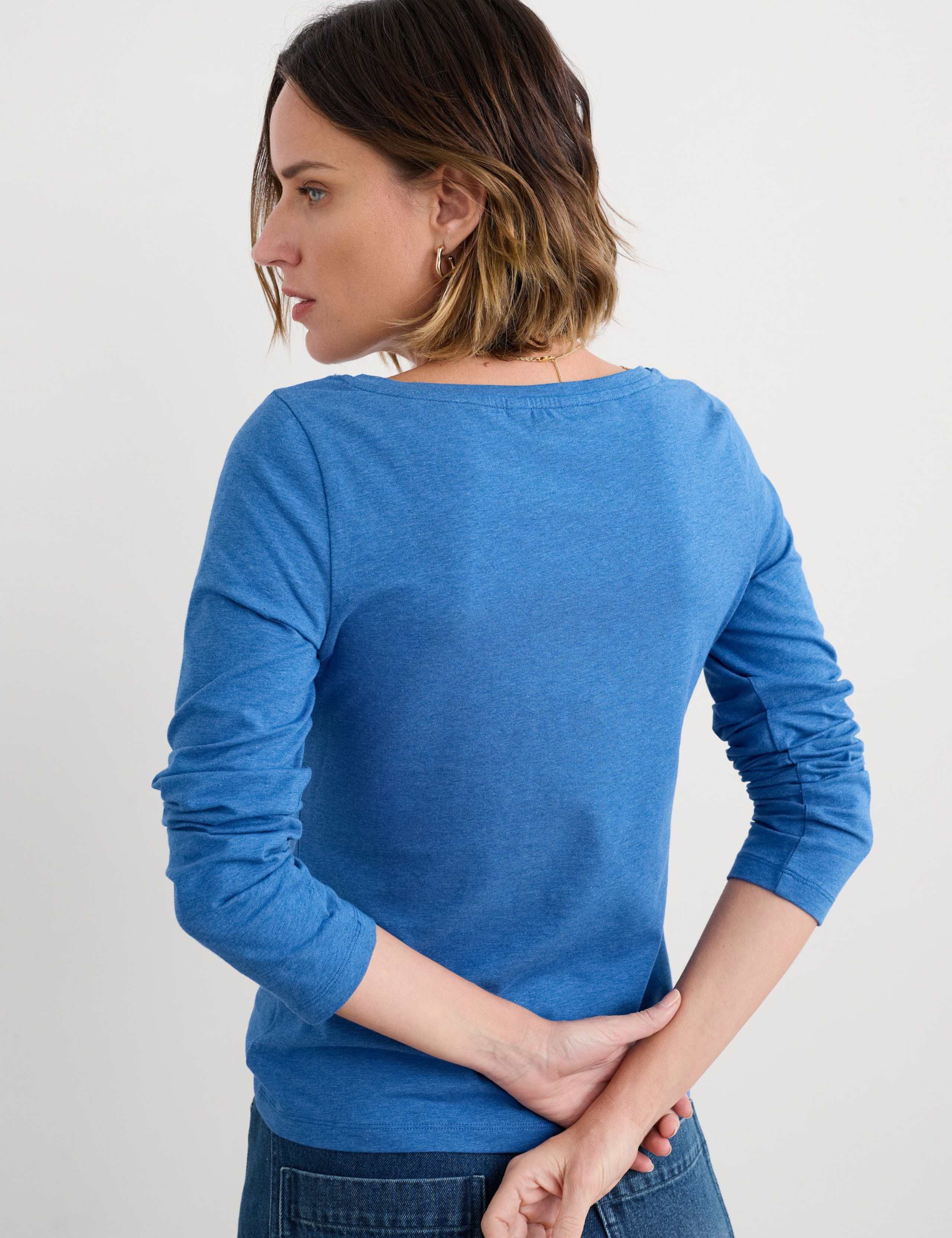 Jersey Crew Neck Top 3 of 5