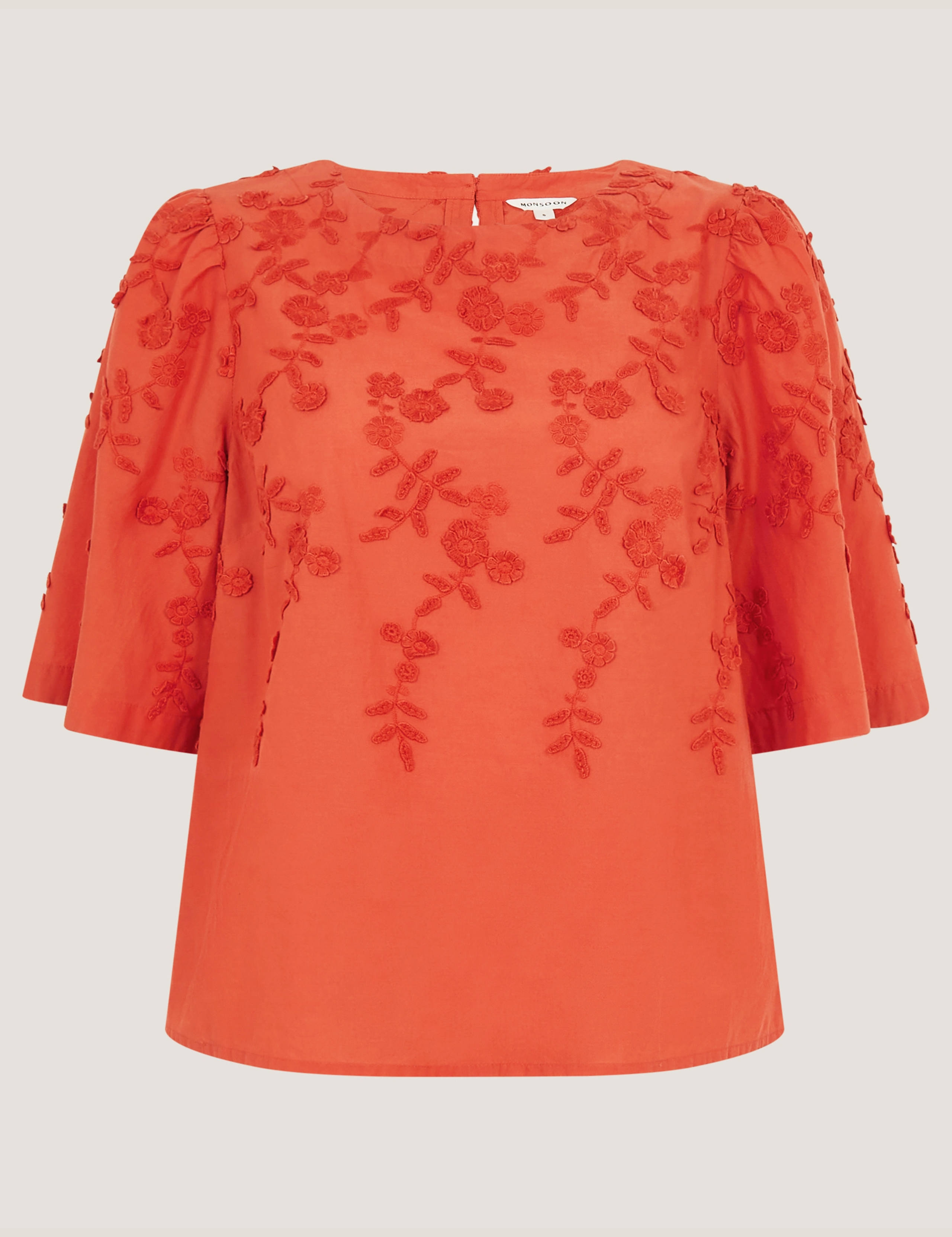 Pure Cotton Floral Embroidered Top 2 of 5