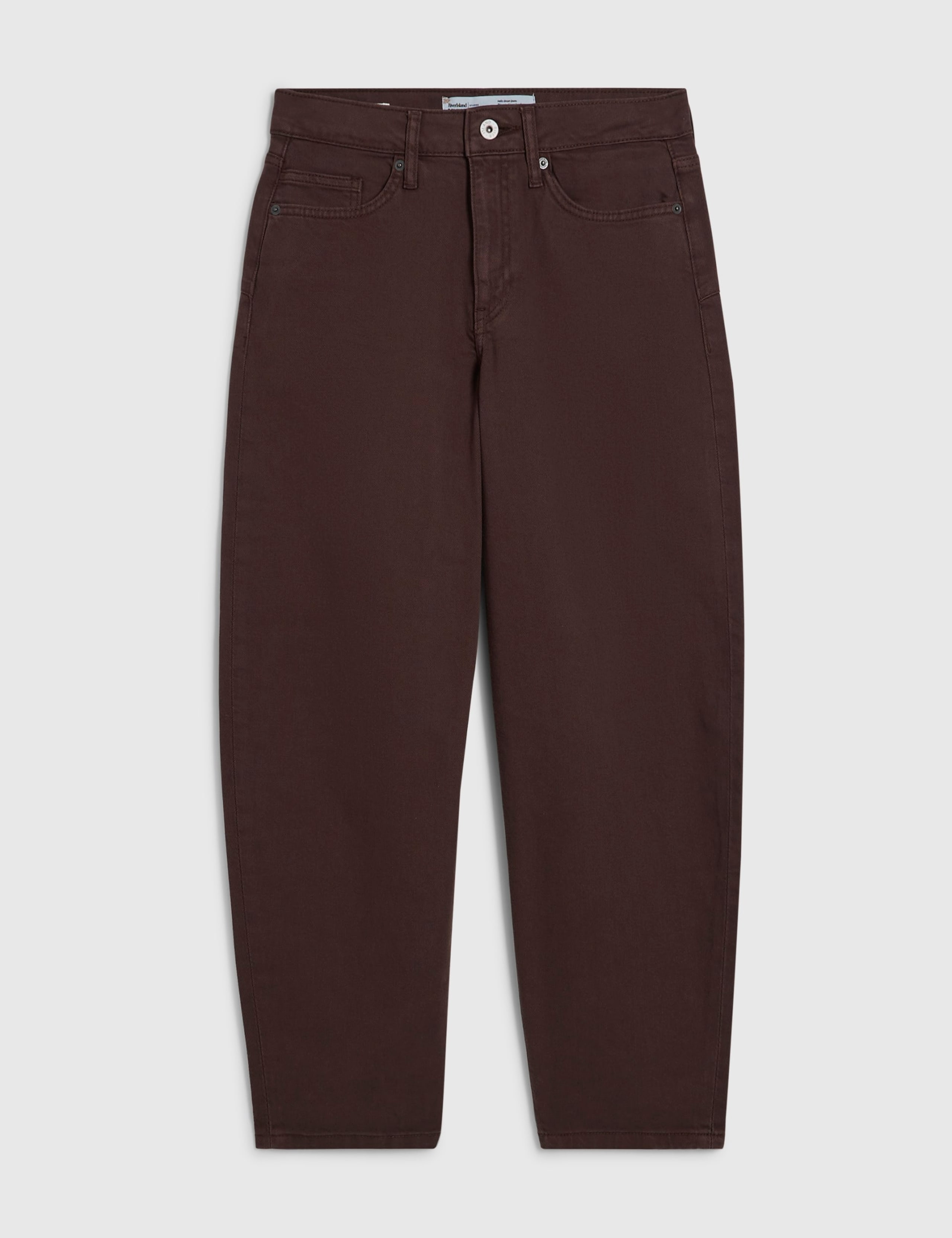 Mid Rise Button Front Cigarette Jeans 3 of 5