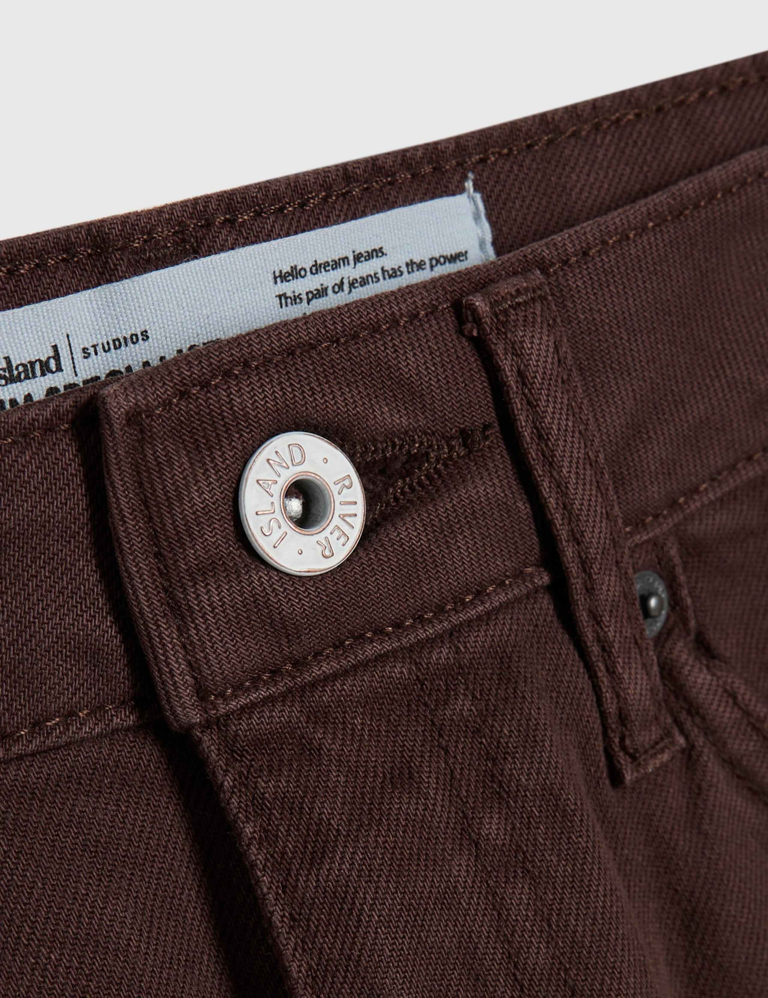 Mid Rise Button Front Cigarette Jeans 5 of 5