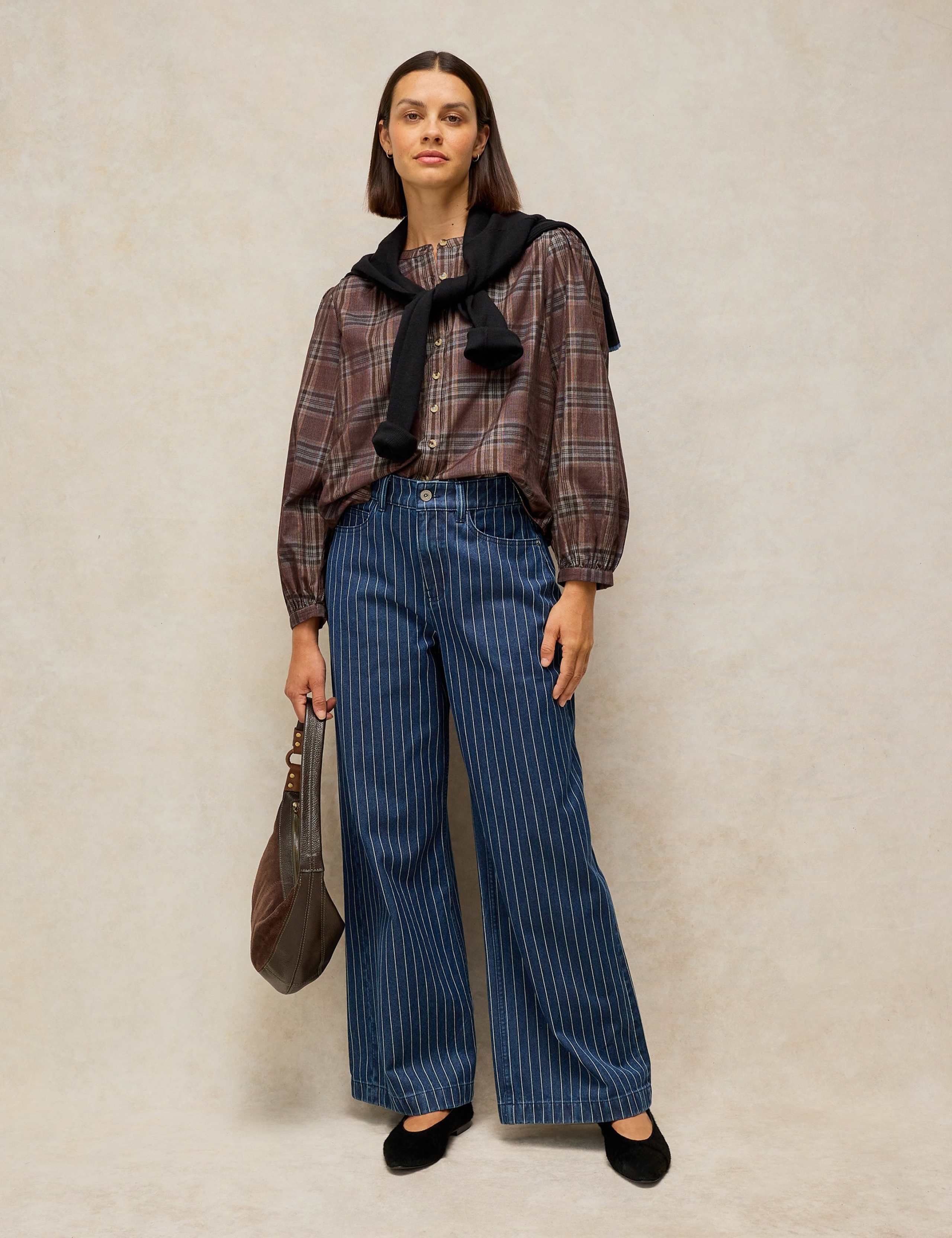 Ayla Wide Leg Mid Rise Cotton Jean 3 of 6