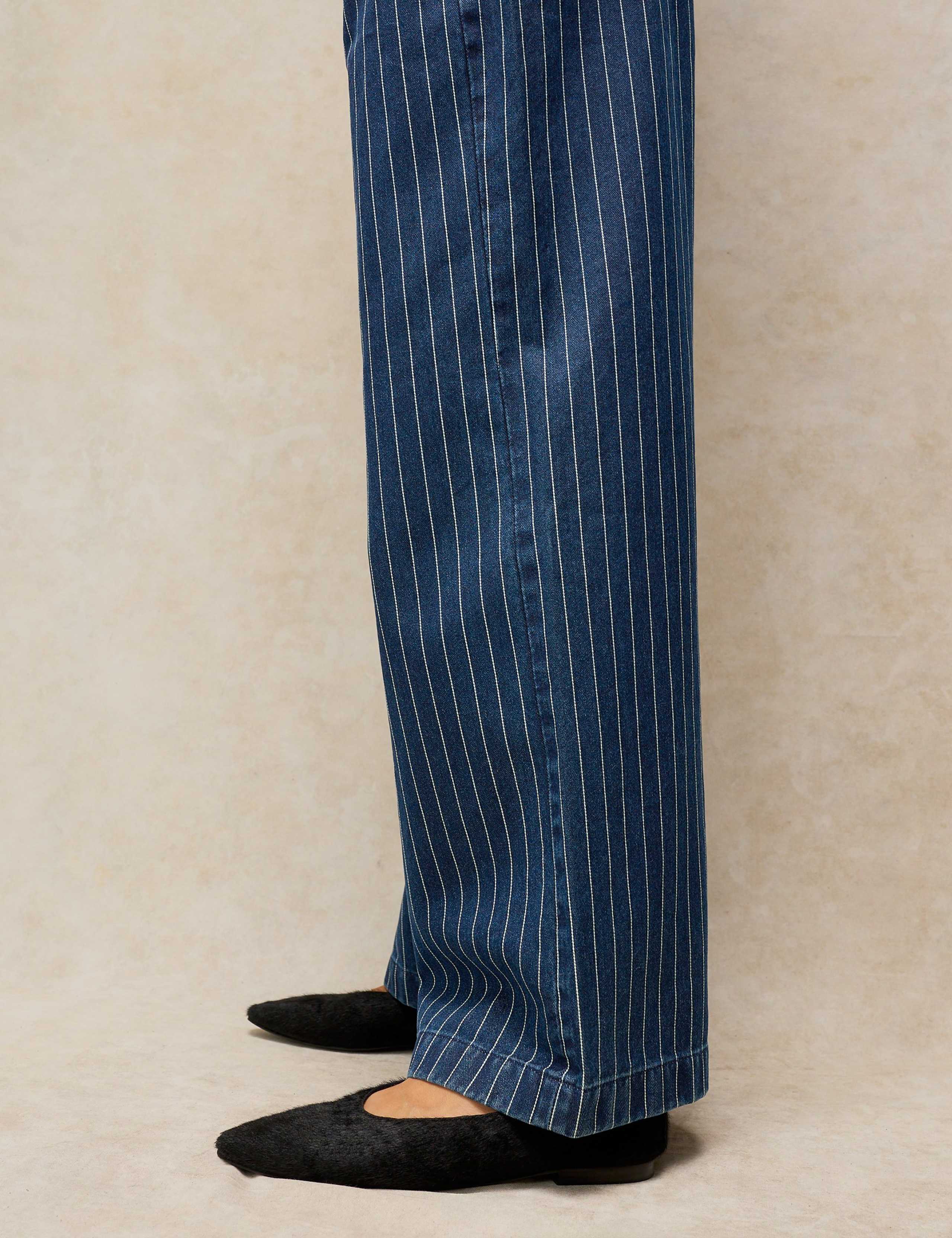 Ayla Wide Leg Mid Rise Cotton Jean 5 of 6