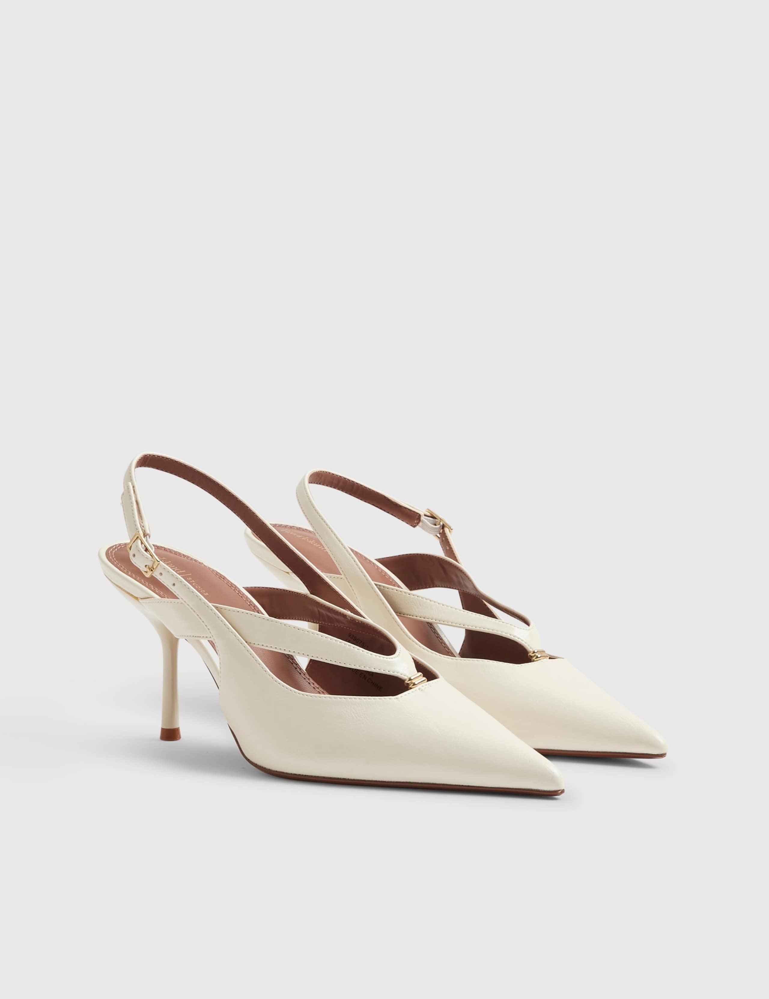 Stiletto Heel Pointed Slingback Shoes 2 of 5