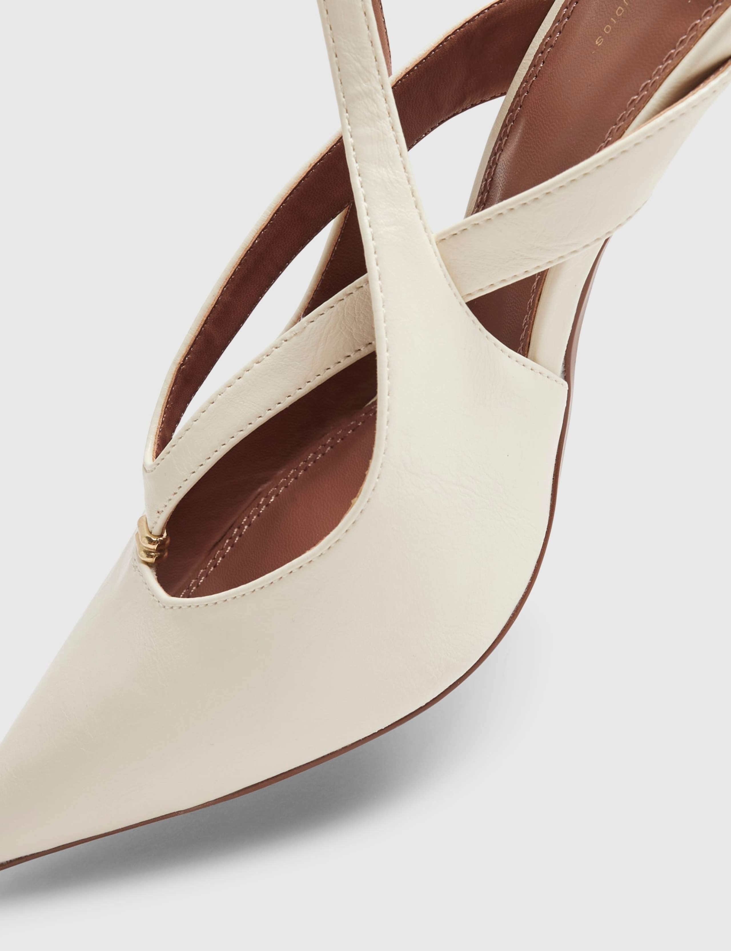 Stiletto Heel Pointed Slingback Shoes 5 of 5