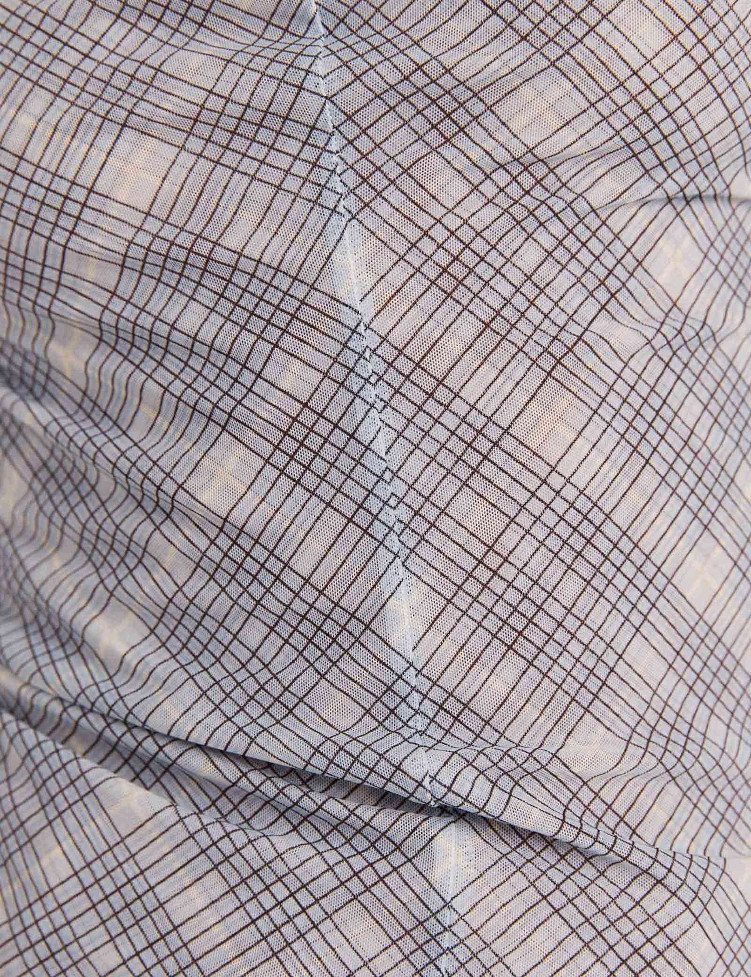 Checked High Neck Long Sleeve Top 8 of 8