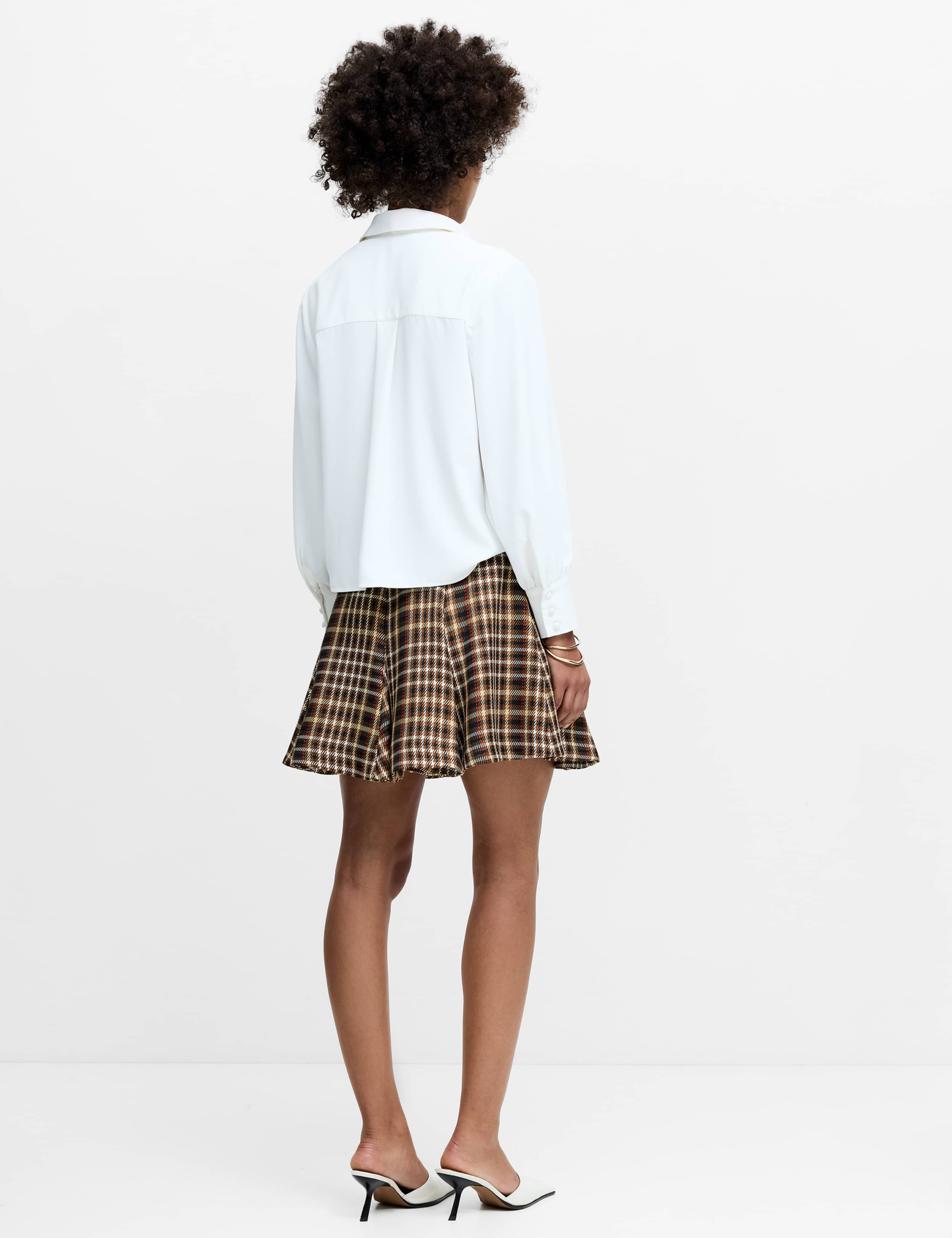 Embellished Neck Balloon Sleeve Shirt 6 of 6