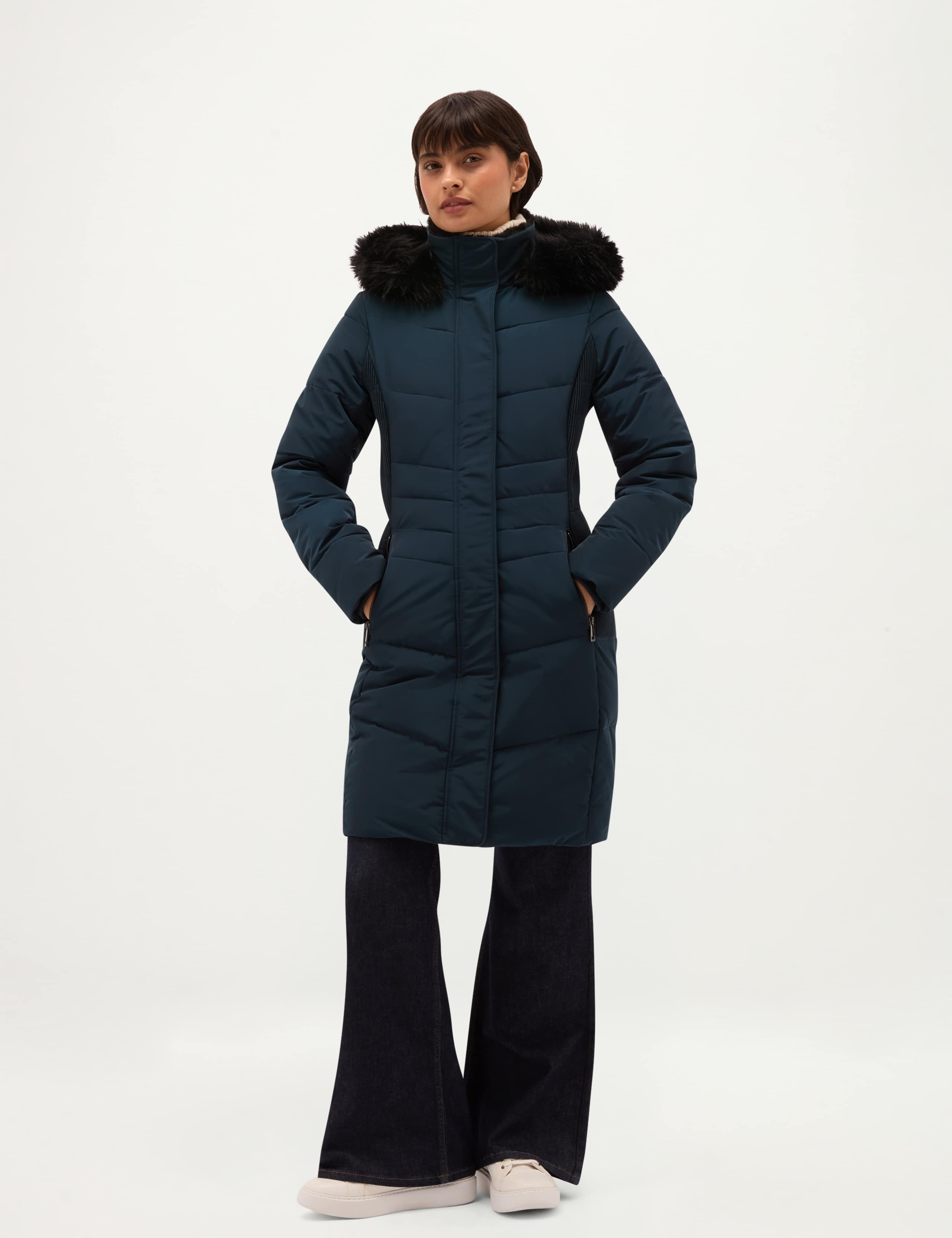 Hooded Puffer Coat 1 of 7