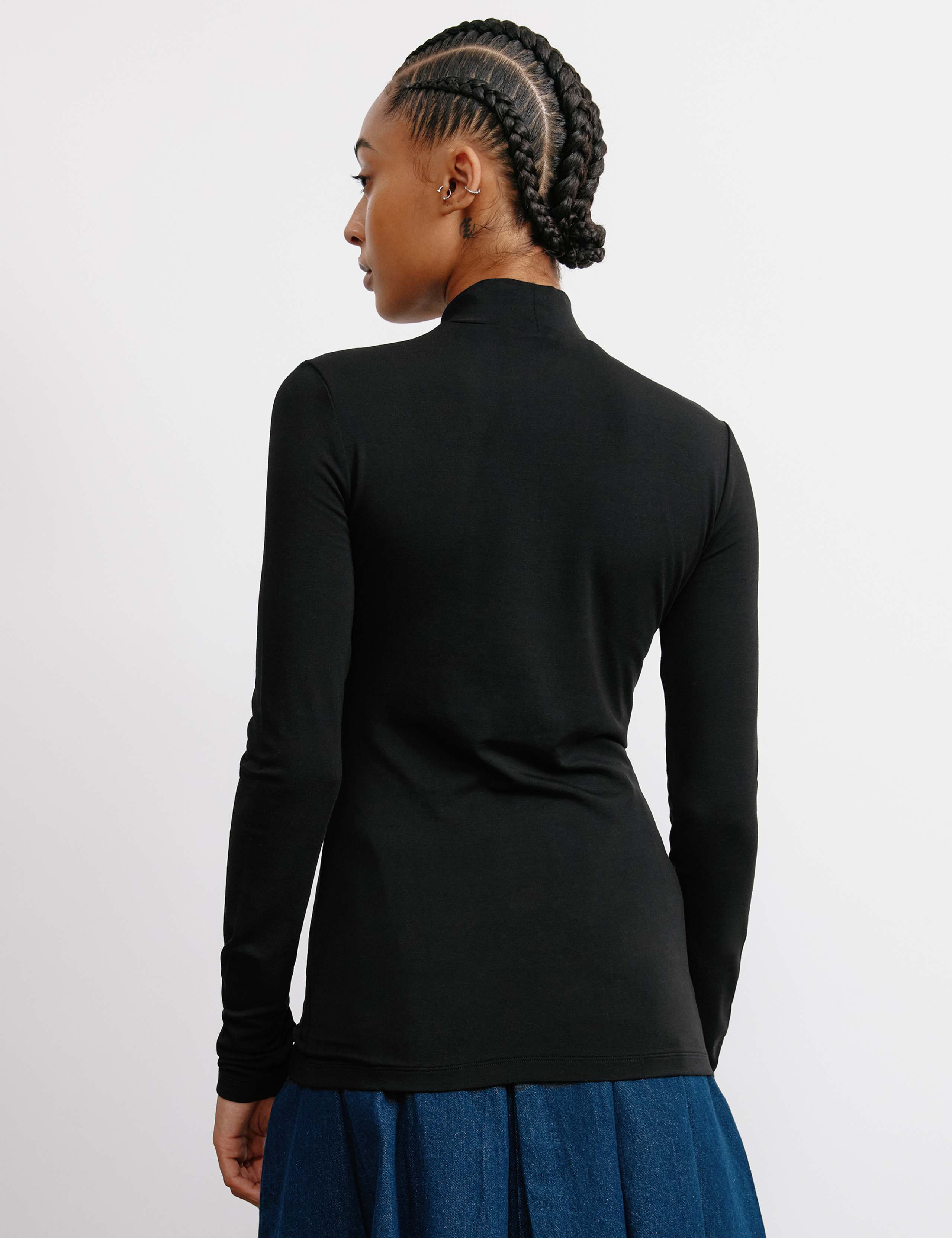 Jersey High Neck Top 5 of 5