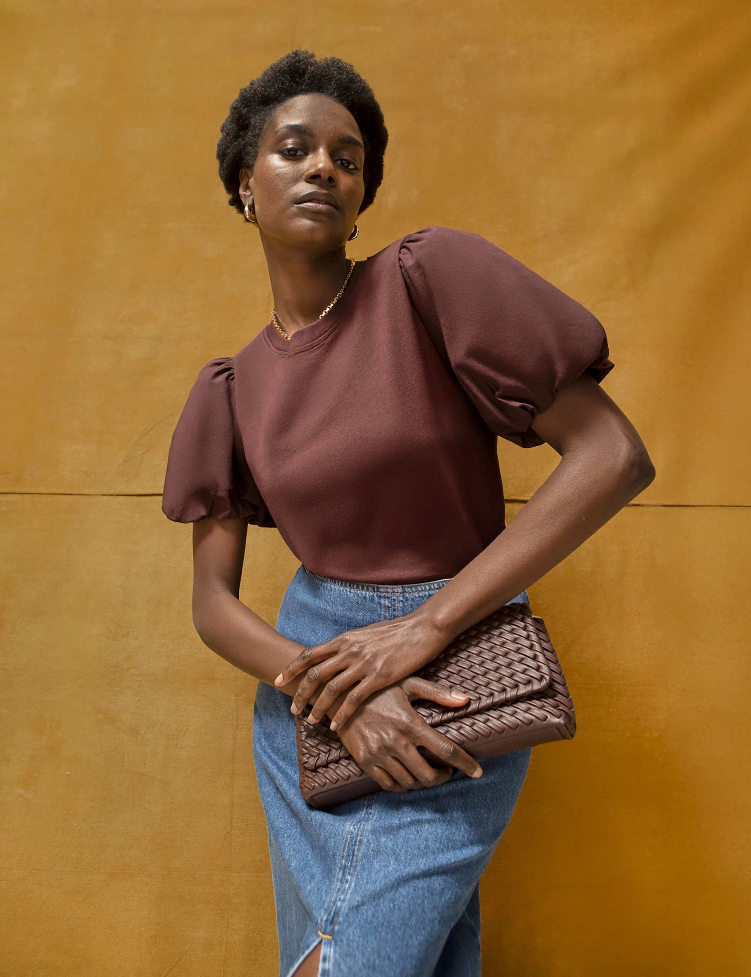 Pure Citton Puff Sleeve T-Shirt 2 of 5