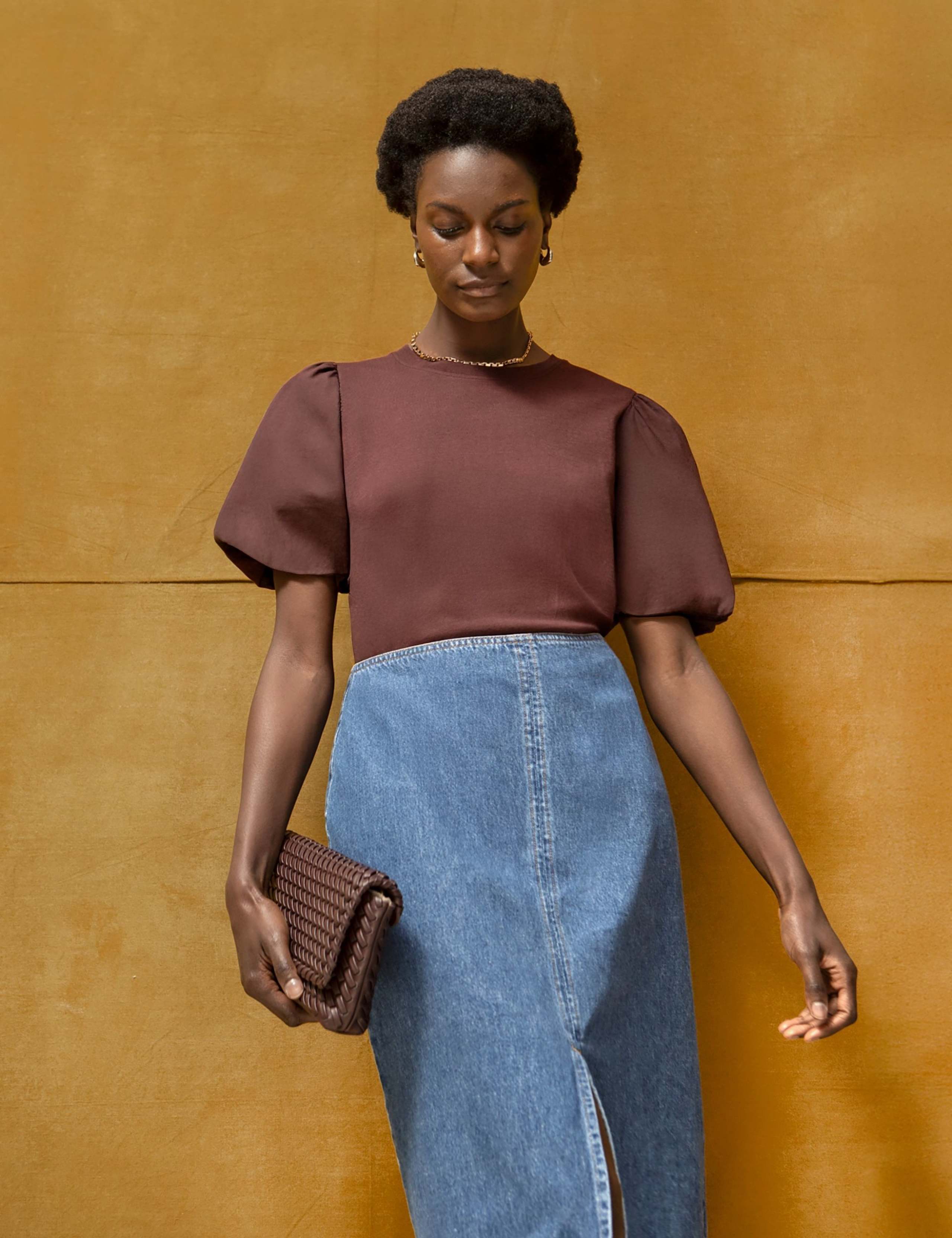 Pure Citton Puff Sleeve T-Shirt 3 of 5