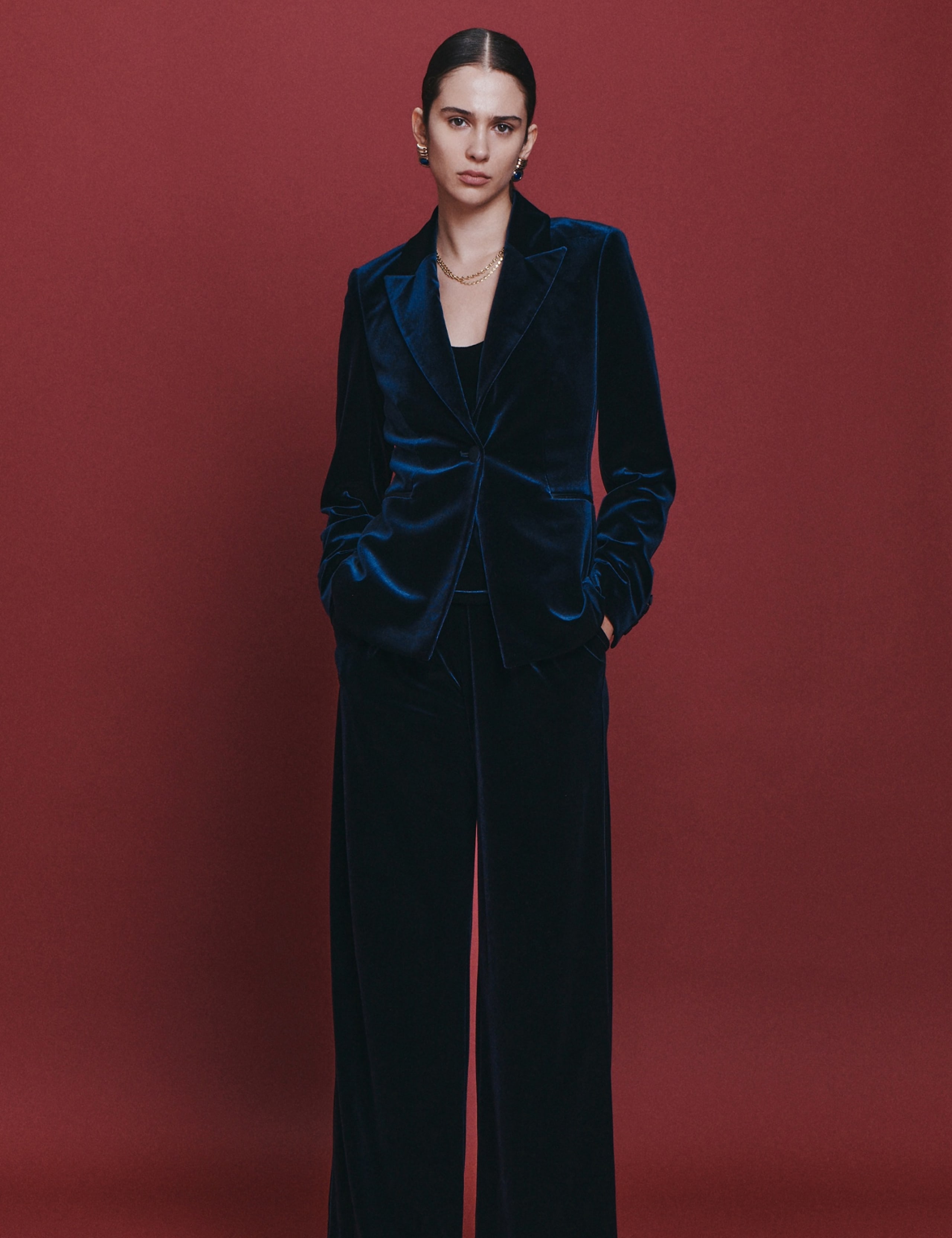Wide Leg Lined Trousers 4 of 7