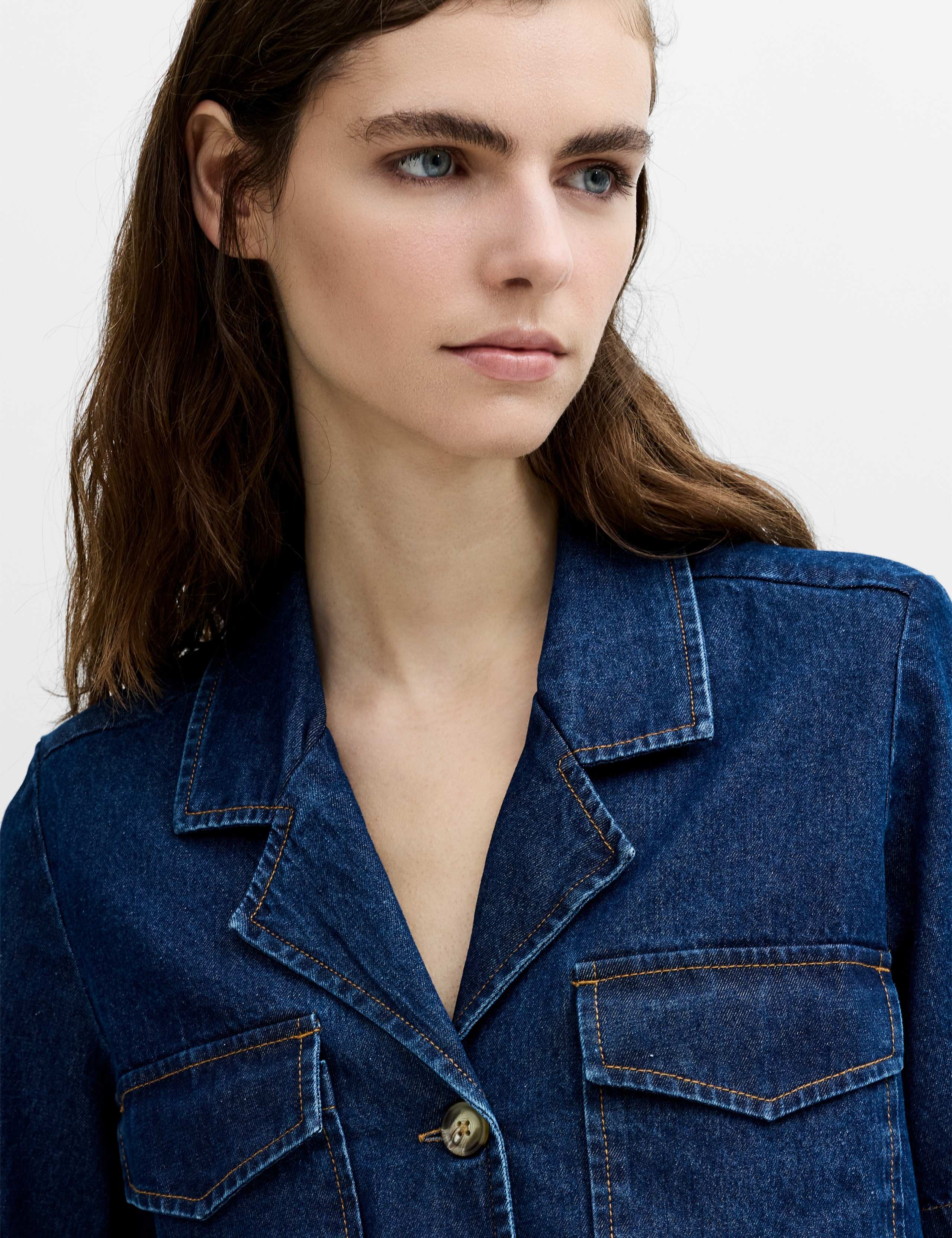 Denim Button Through Shirt 5 of 6
