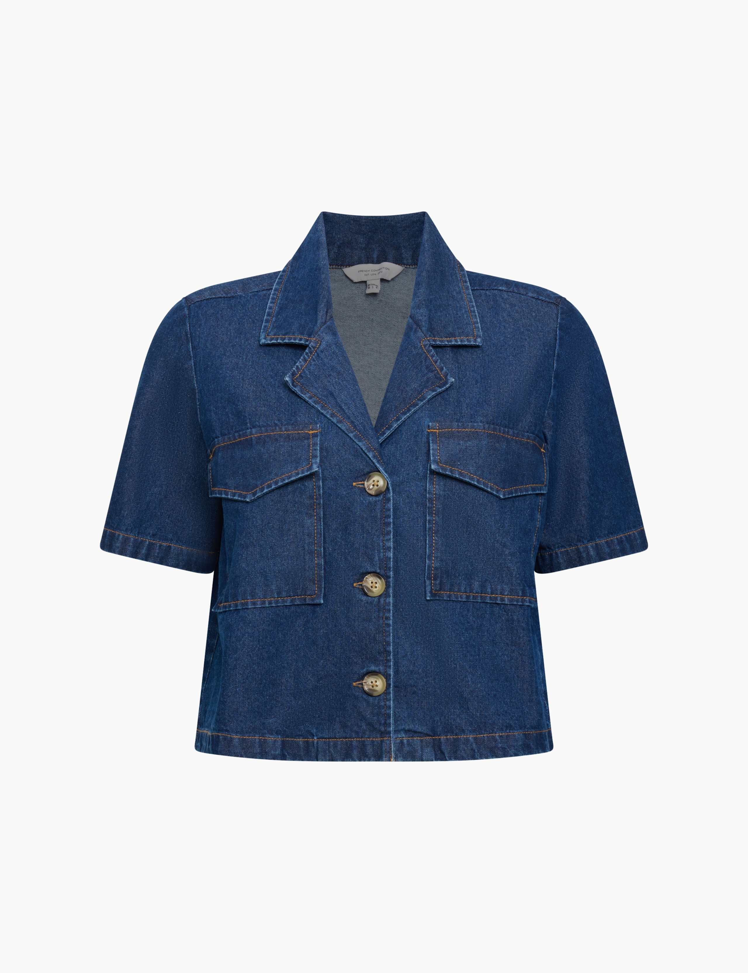 Denim Button Through Shirt 2 of 6