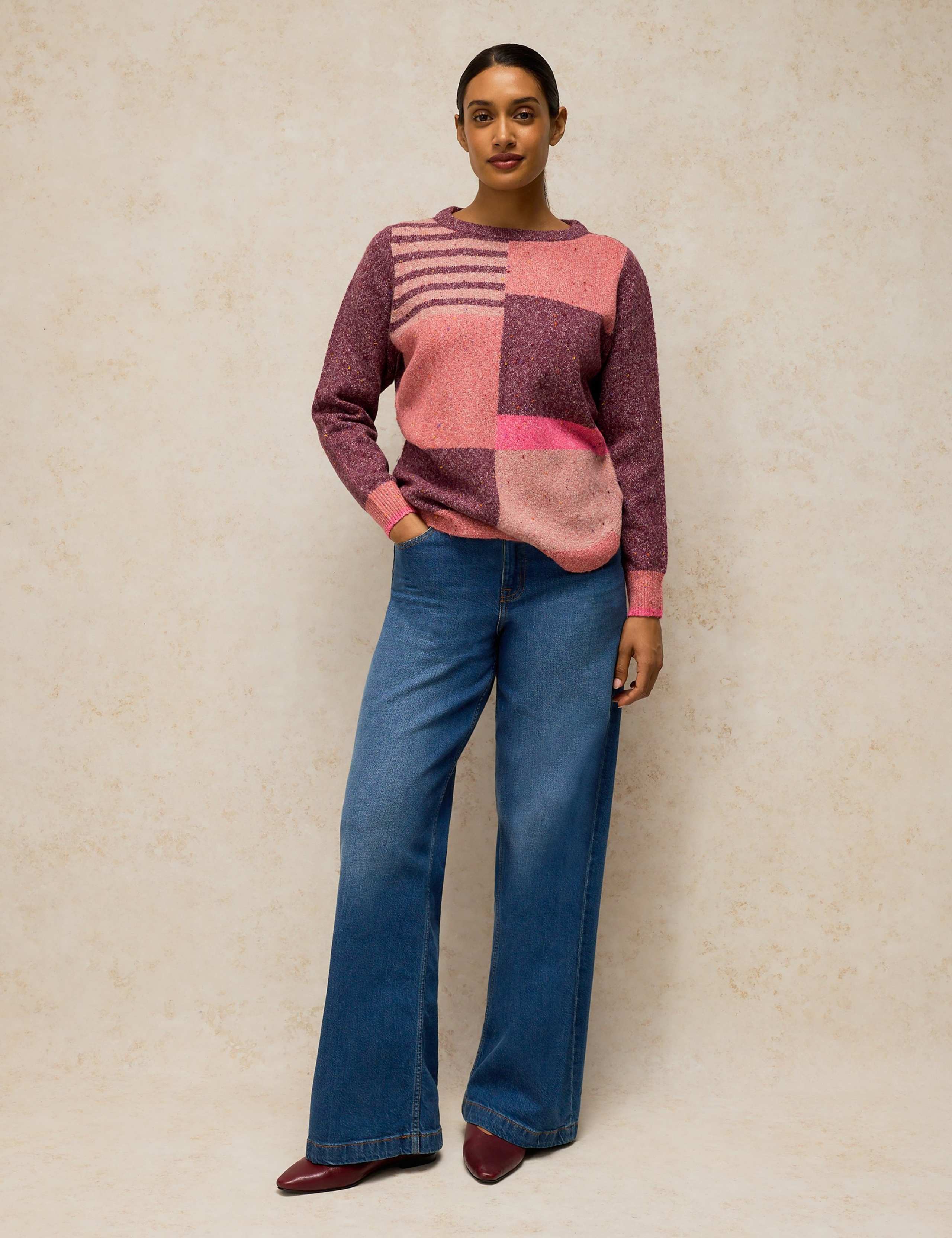 Patterned Crew Neck Jumper 3 of 6