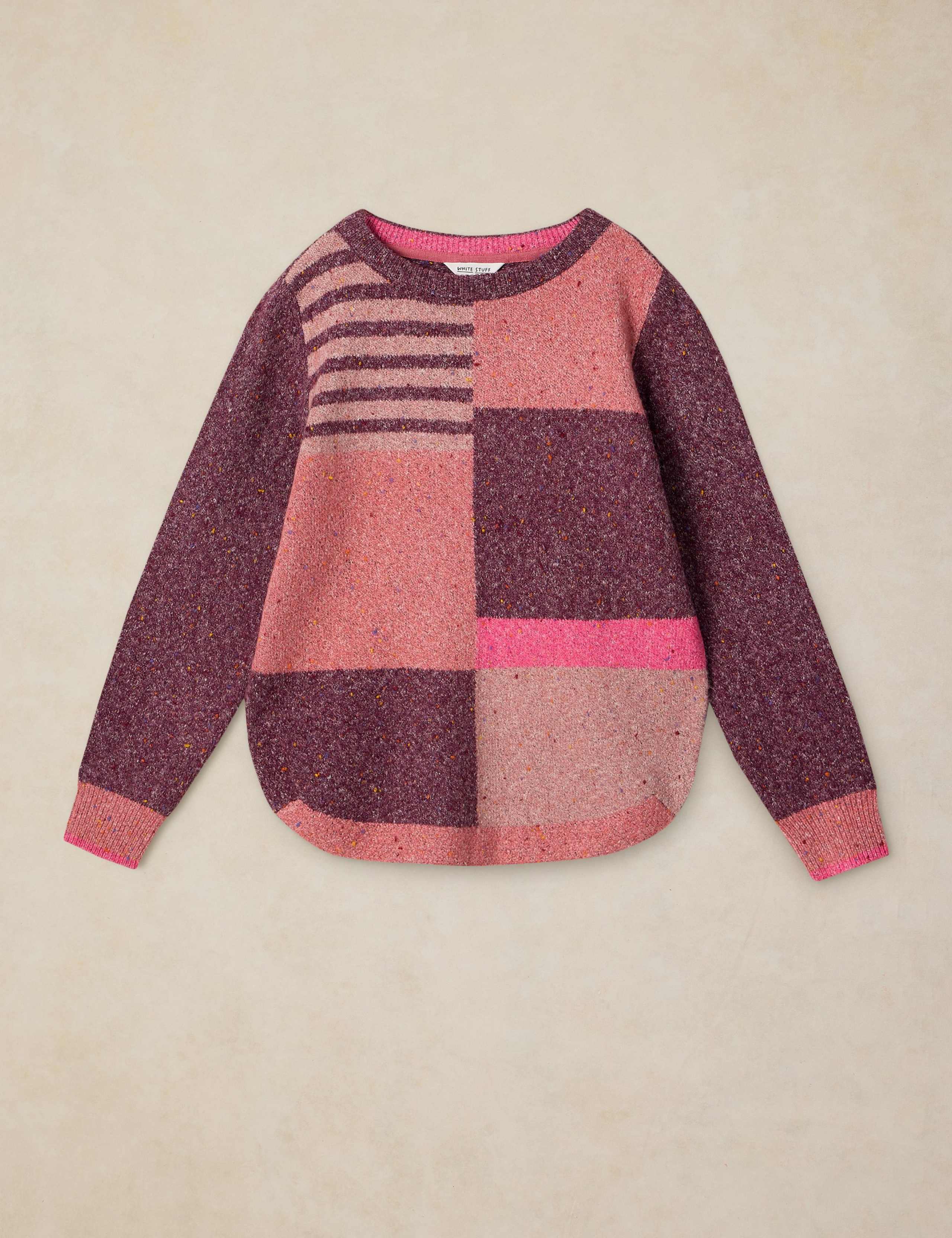 Patterned Crew Neck Jumper 2 of 6