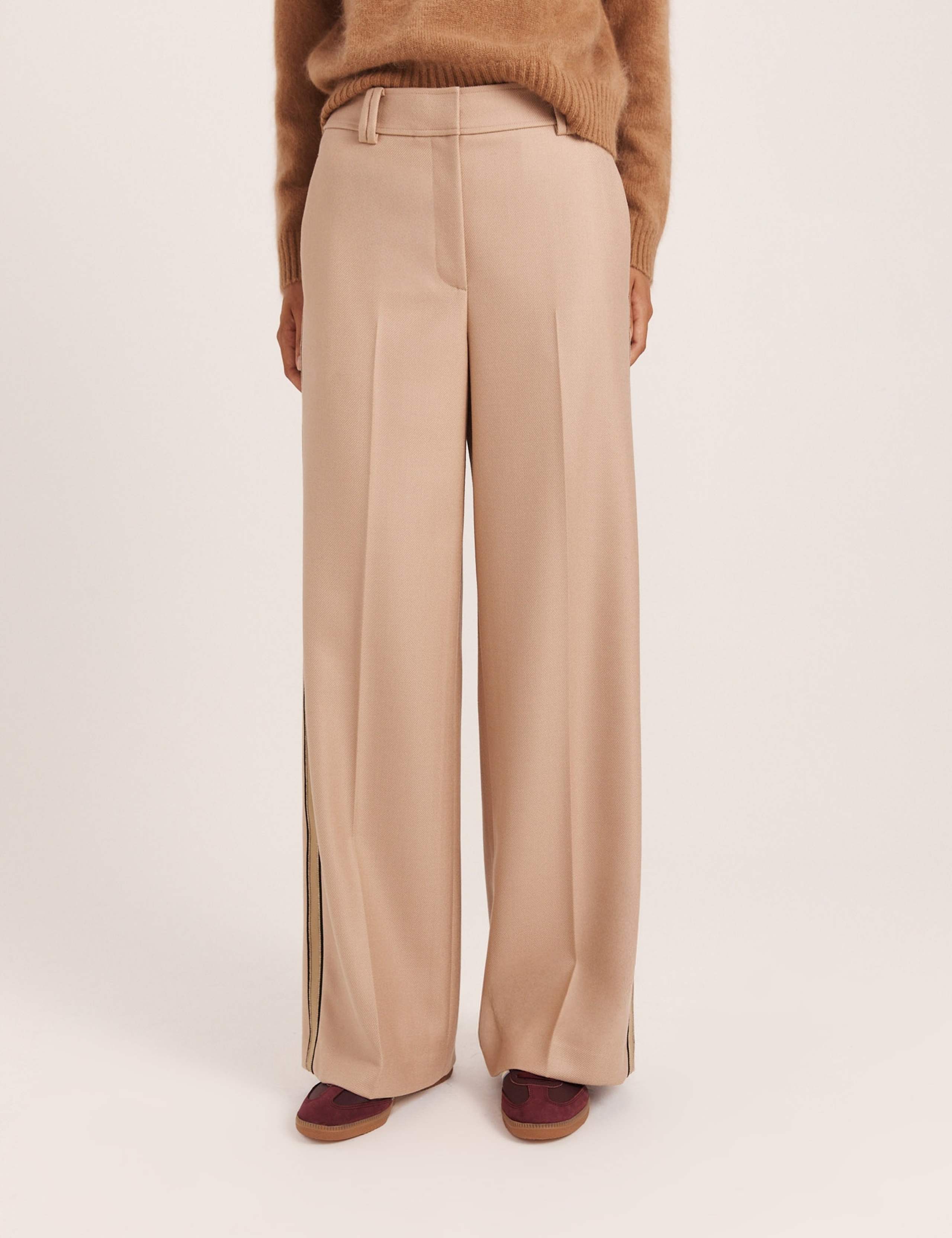 Wool Rich Straight Leg Lined Trousers 5 of 8