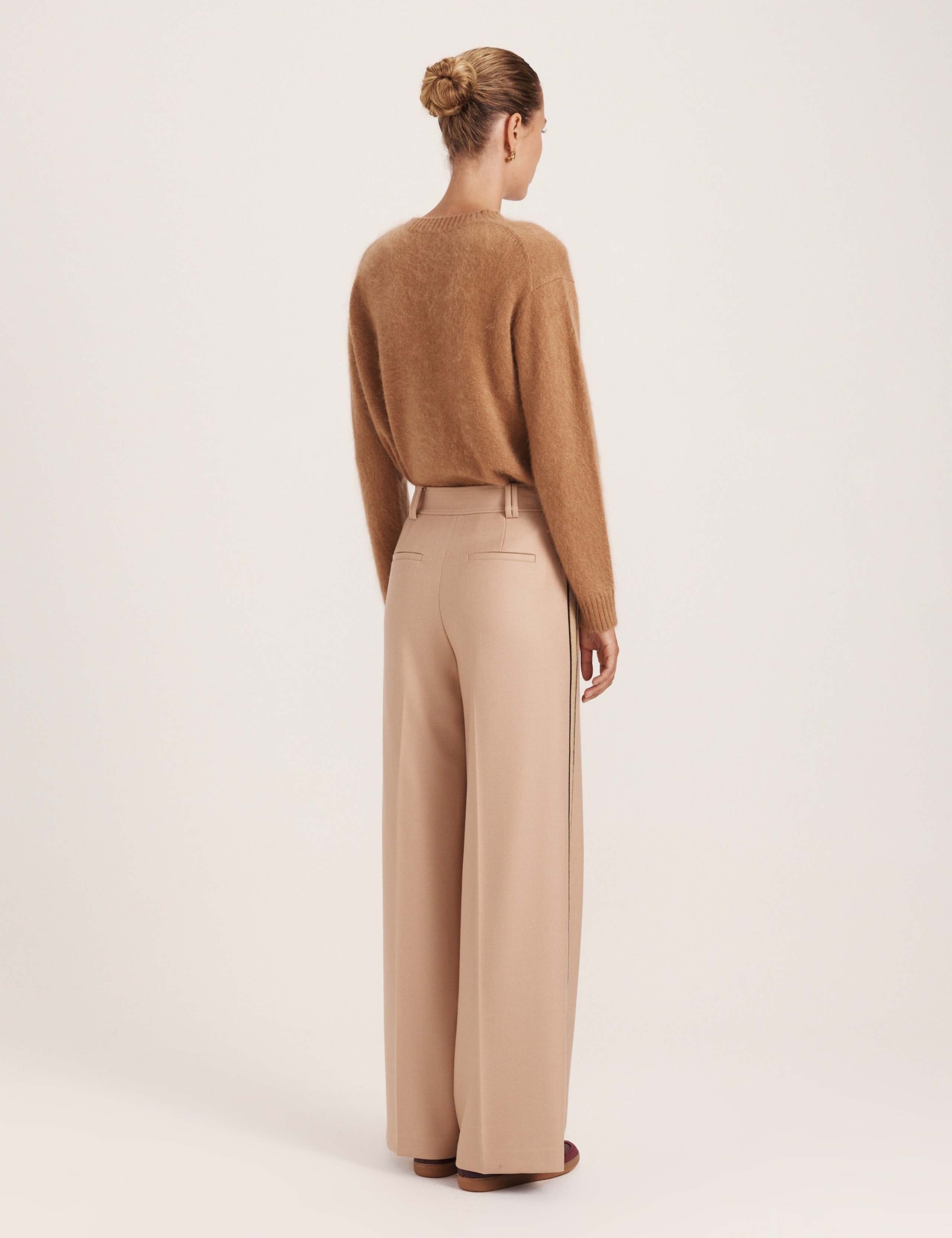 Wool Rich Straight Leg Lined Trousers 6 of 8