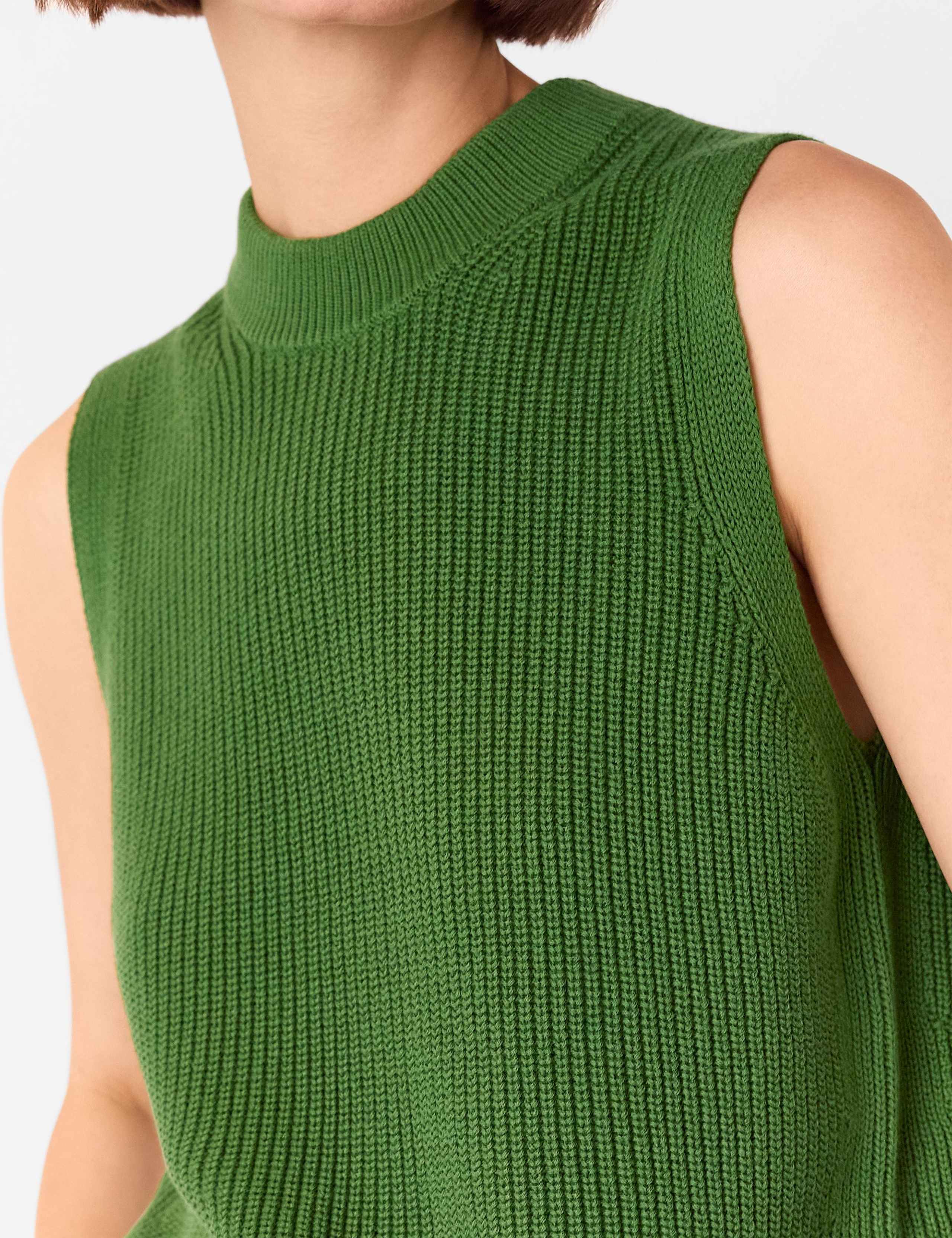 Pure Cotton Knitted Vest 3 of 4